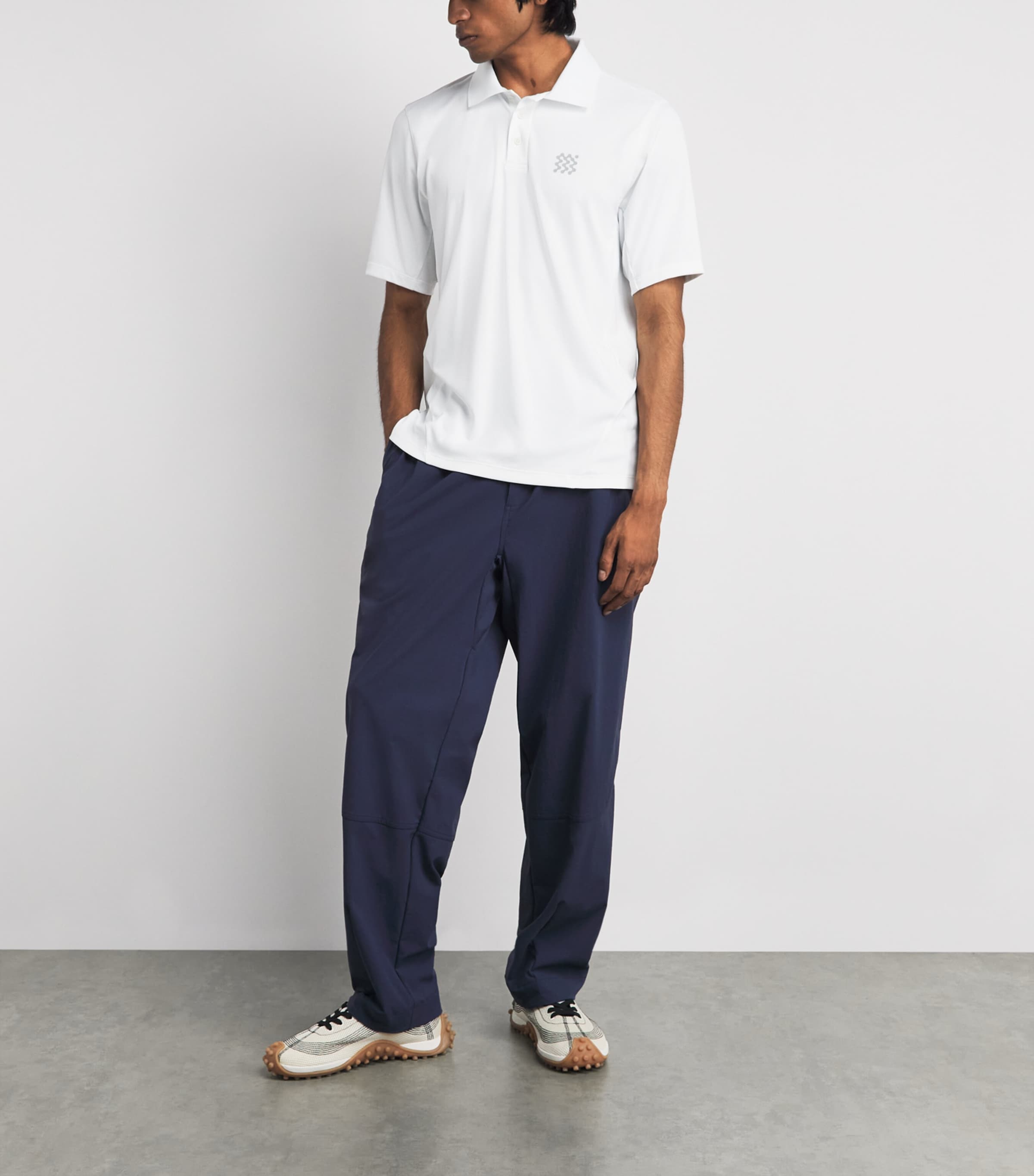 Manors Mens Course Polo Shirt White Image 2