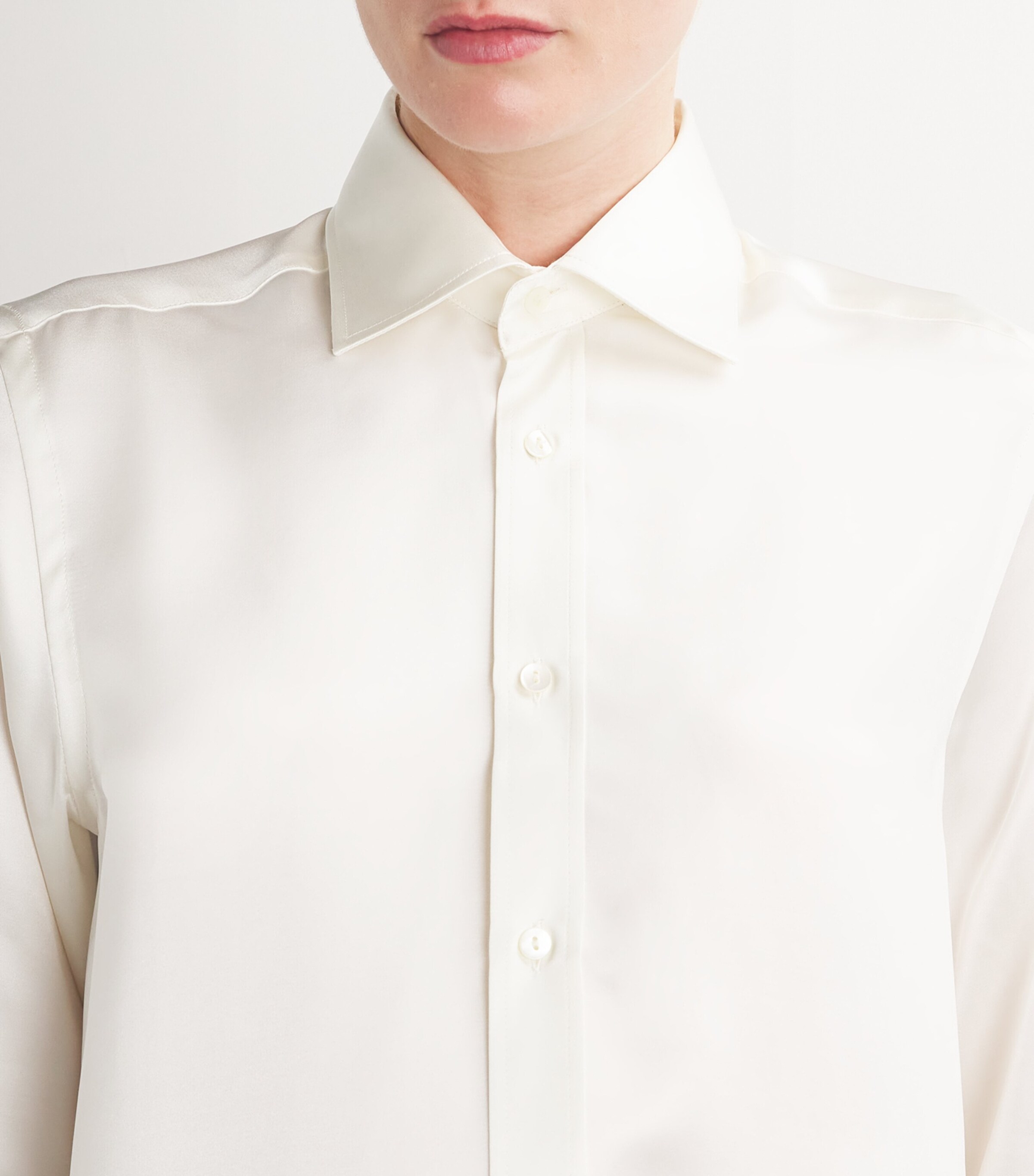 Silk The Boyfriend Shirt PEARL Image 6