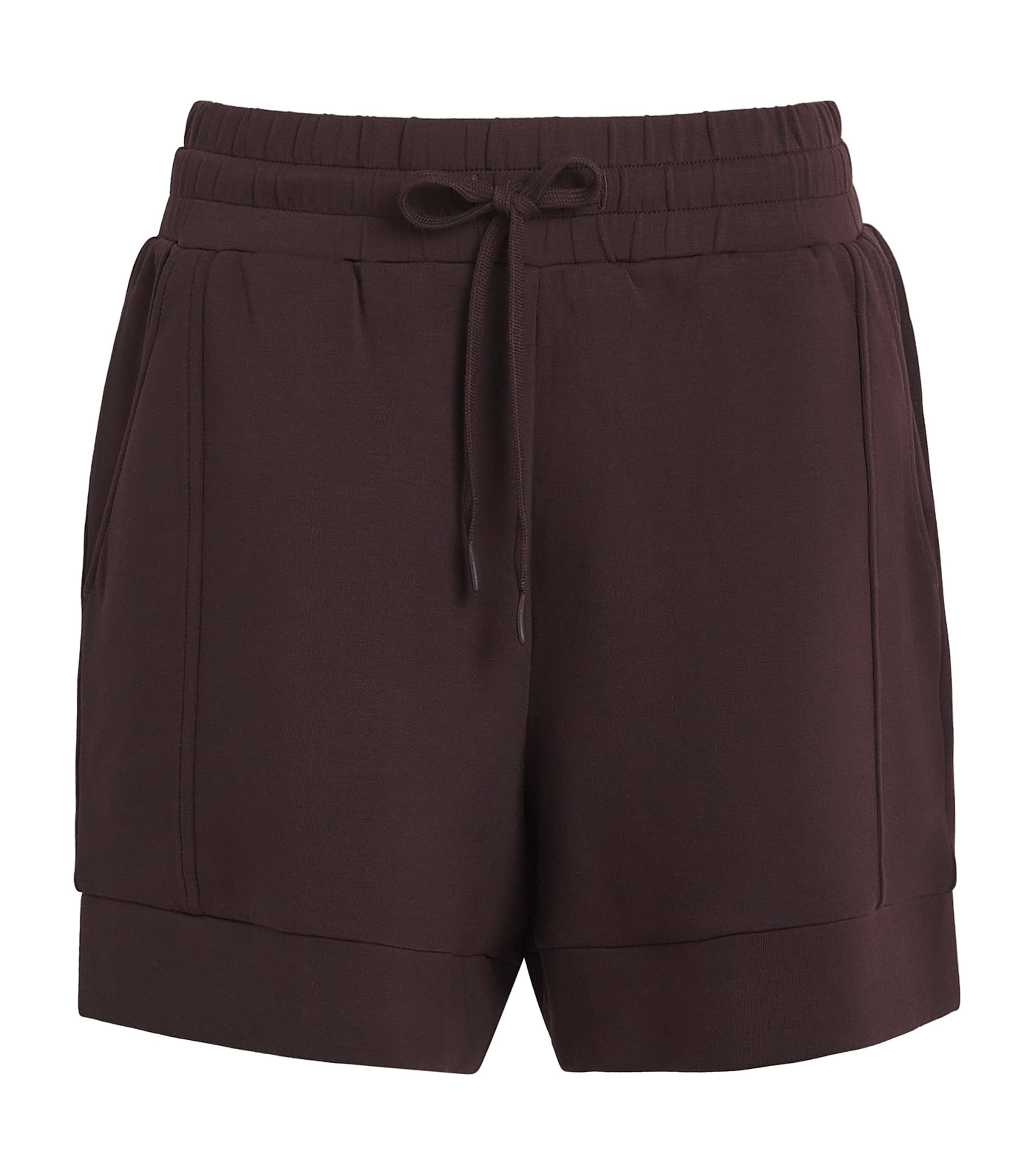 Varley Womens High-Rise Atrium Shorts Coffee Bean Image 1
