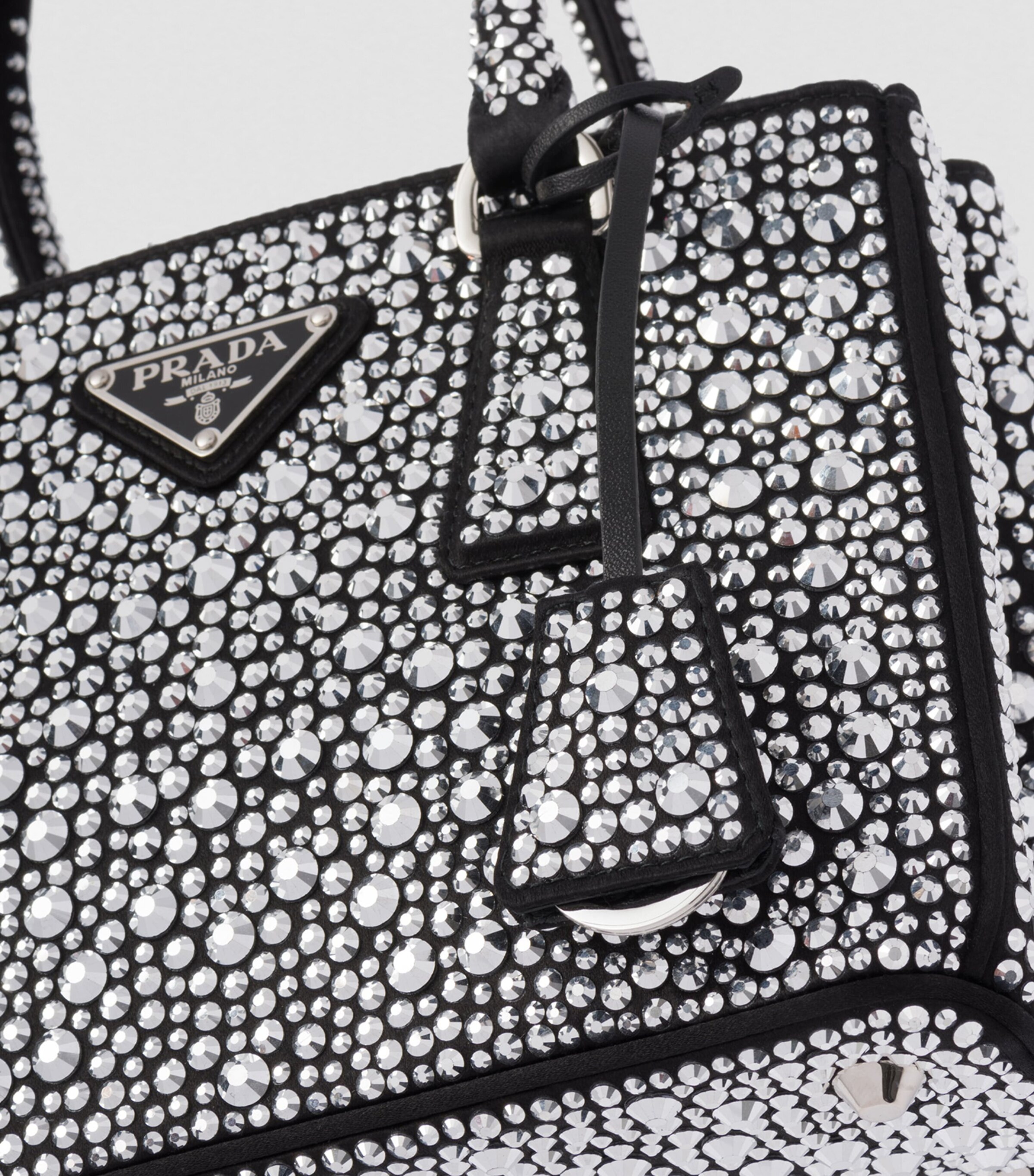 Prada Mini Embellished Galleria Top-Handle Bag Image 7