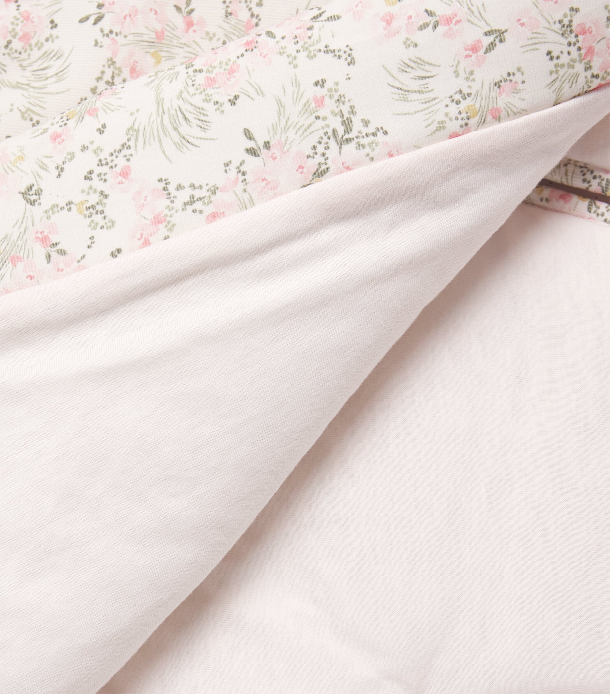 Cotton Floral Print Sleeping Nest 31ROSE PALE Image 3