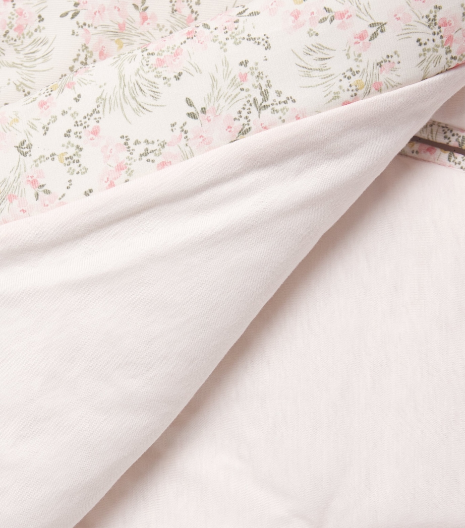 Cotton Floral Print Sleeping Nest 31ROSE PALE Image 3