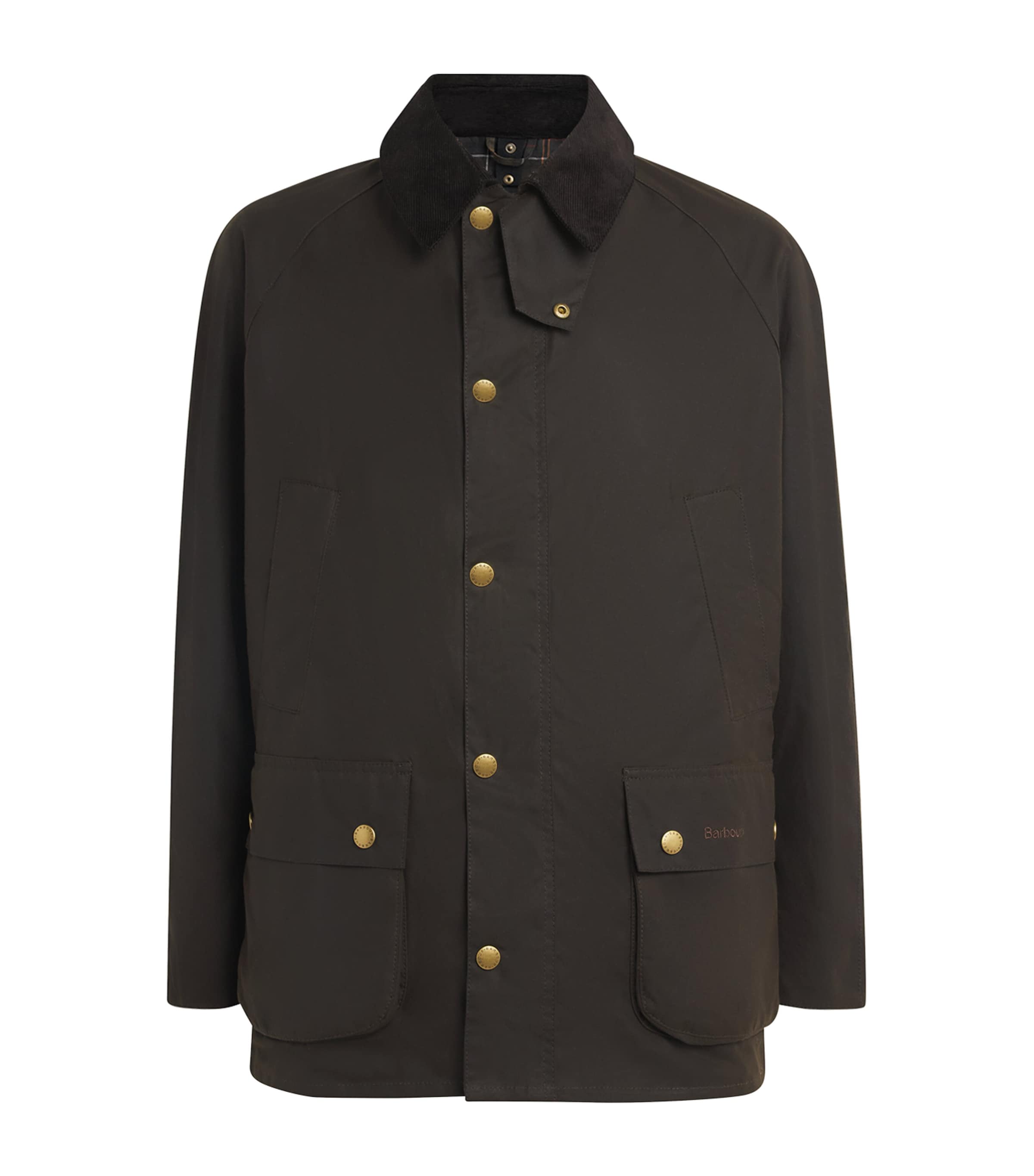 Waxed Ashby Jacket OLIVE Image 1