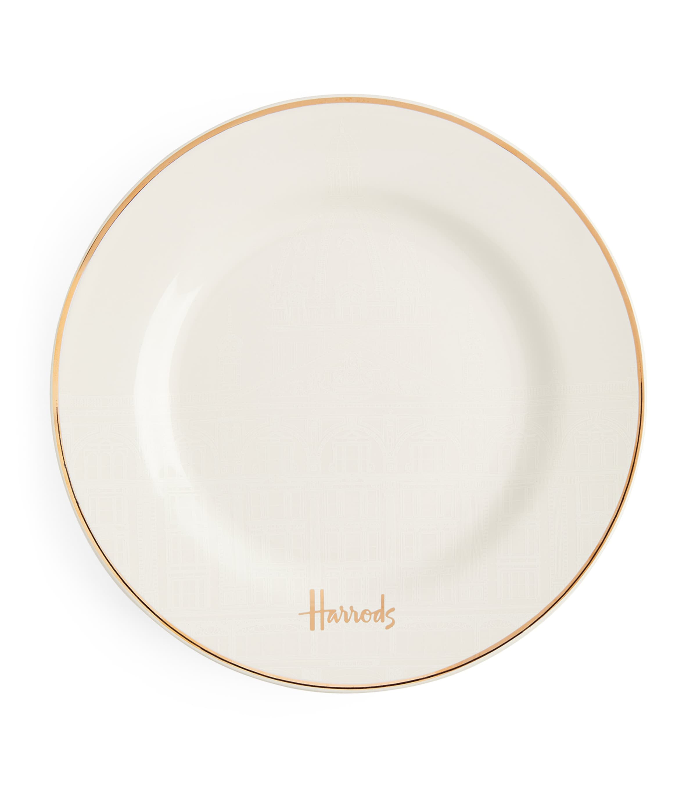 Set of 4 Ceramic Cheese Plates (21.5cm) NO COLOUR Image 2