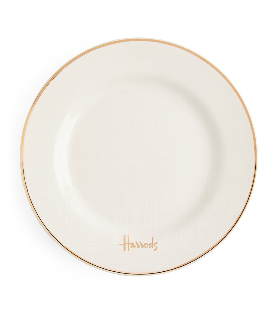 Set of 4 Ceramic Cheese Plates (21.5cm) NO COLOUR Image 2