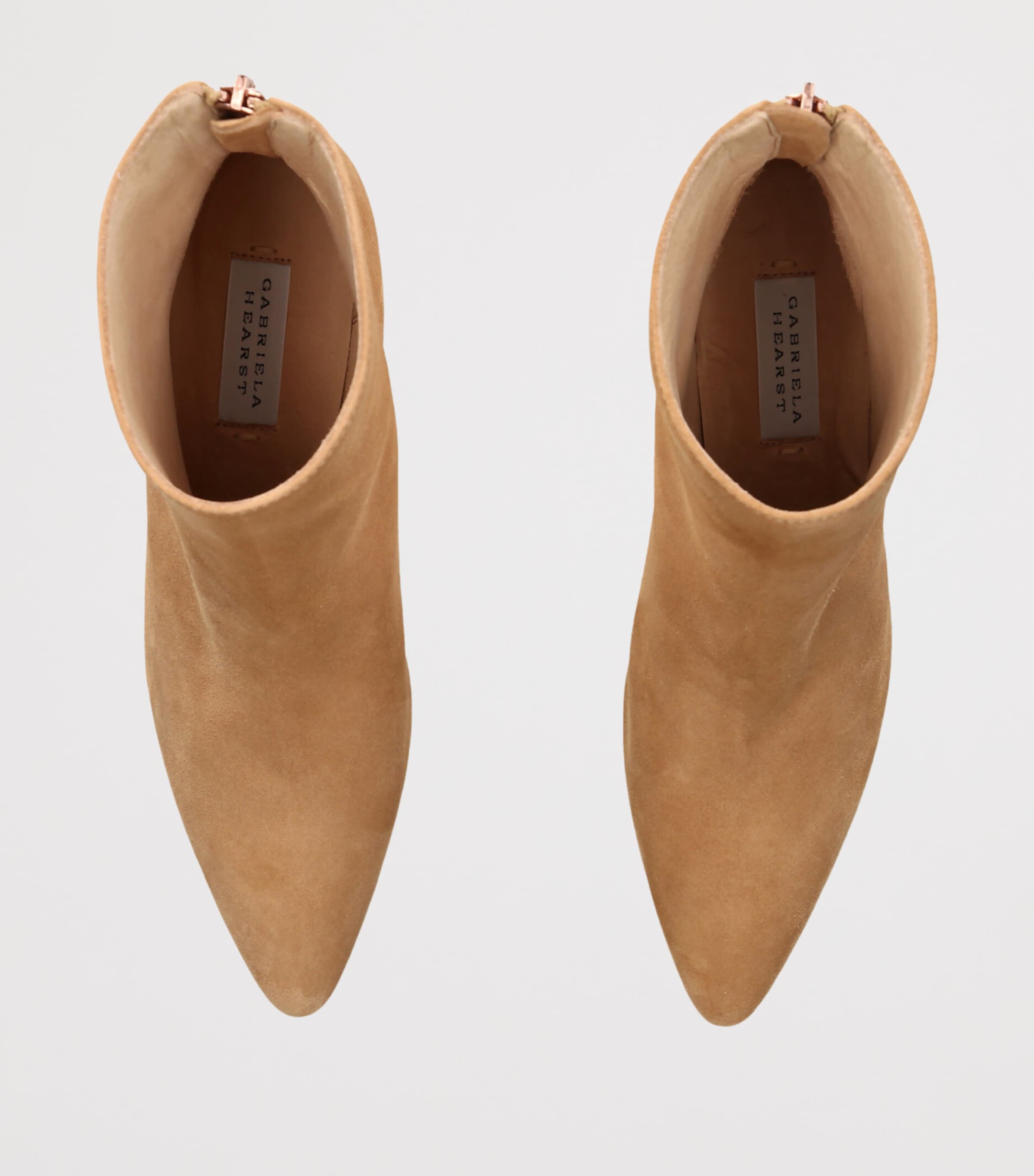 Gabriela Hearst Suede Clayton Boots 50 Camel Image 4