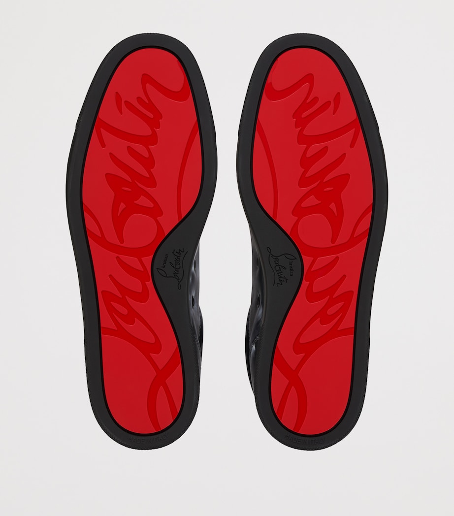 Christian Louboutin Louis JR Canopy Leather Sneakers Image 4