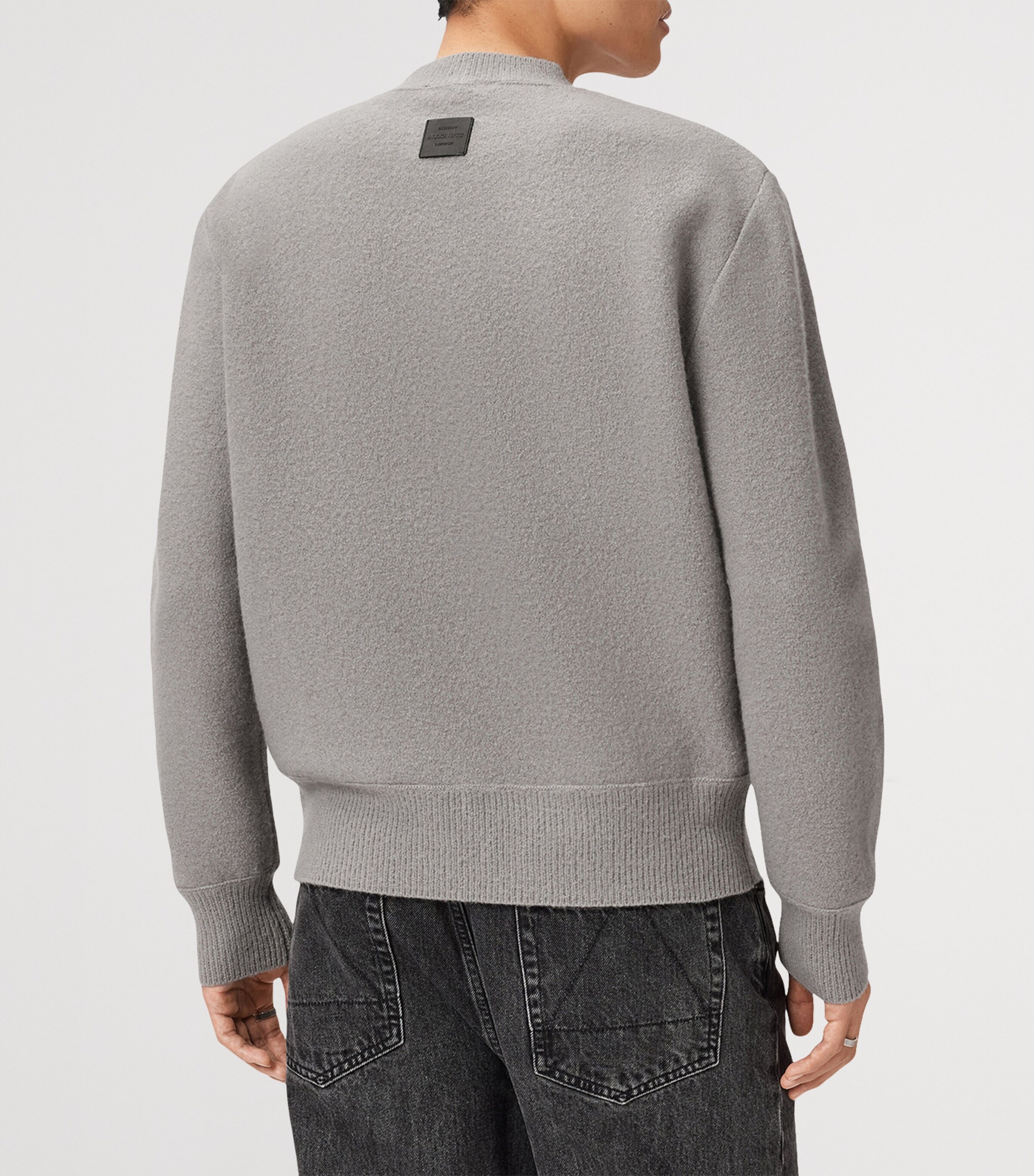 Merino Wool Marko Crew Sweater HENGE GREY Image 6