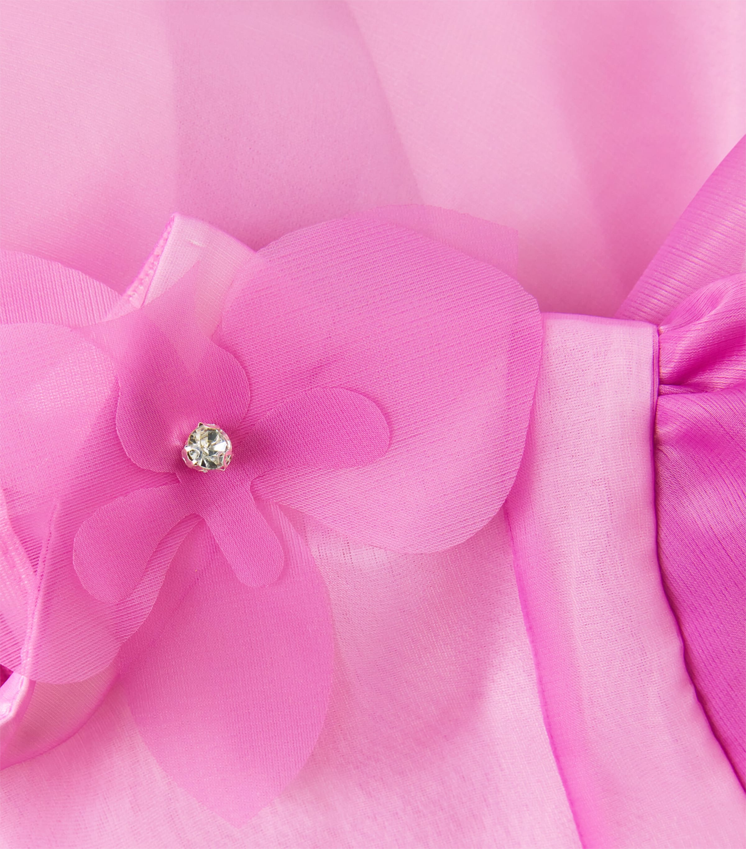 Organza Floral-Embellished Dress (3-12 Years) MULLBERRY Image 3