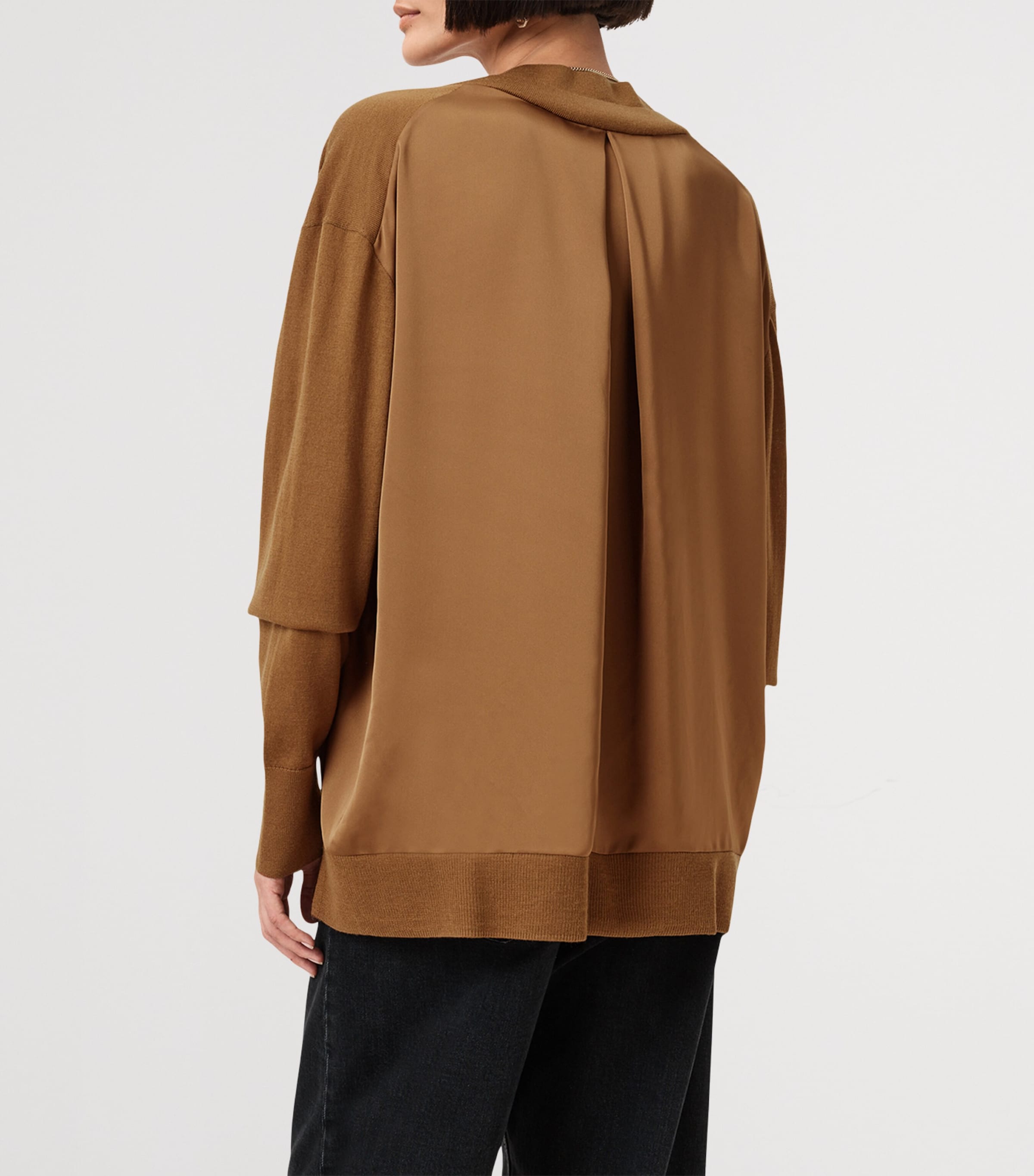 Wool Bern Sweater CARAMEL BROWN Image 5