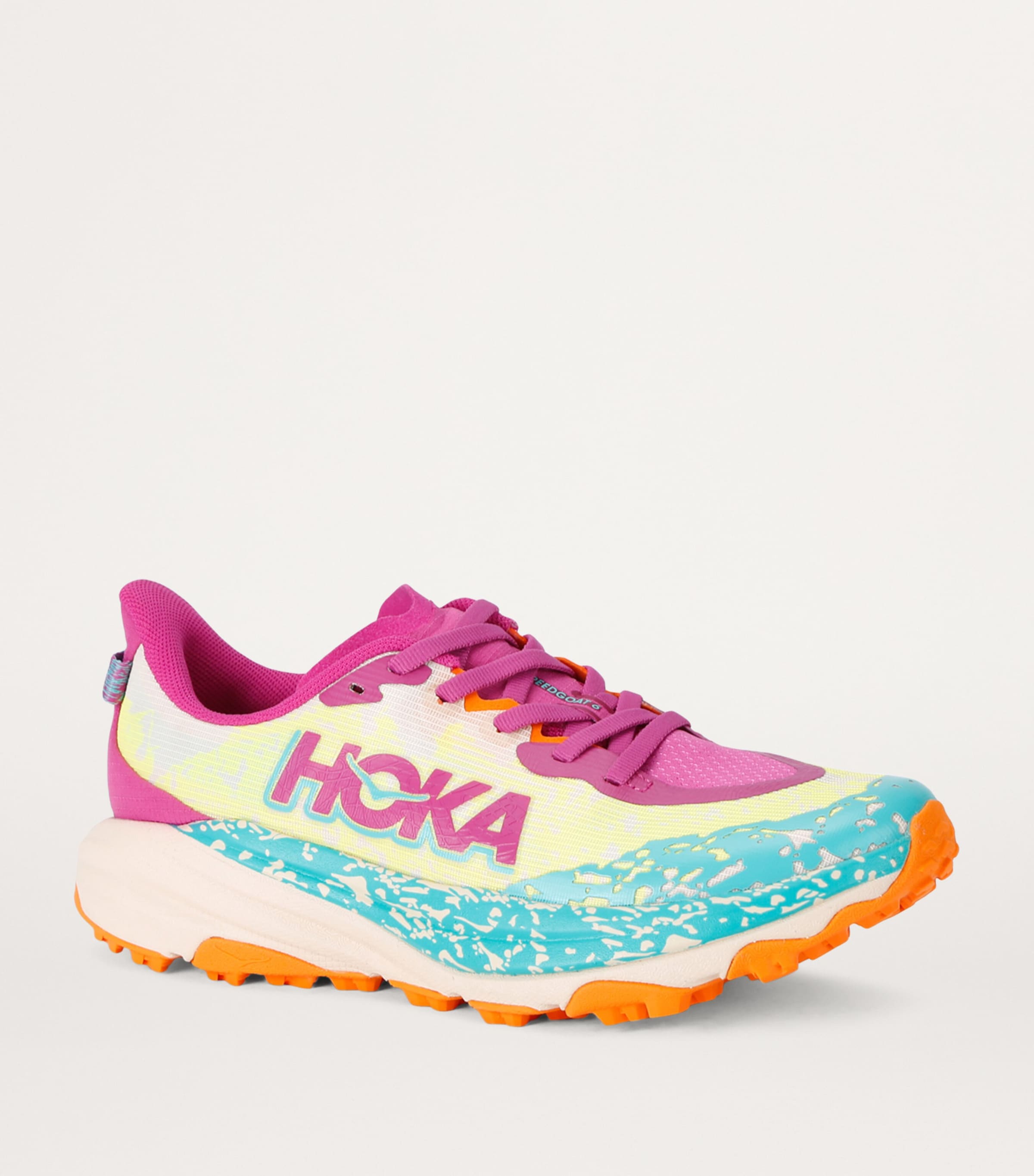 Hoka Speedgoat 6 Trainers Green Comb Image 3