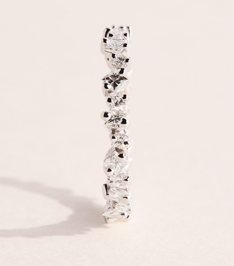 Suzanne Kalan White Gold and Diamond La Fantaisie Cosmic Eternity Ring Wg/wd Image 4