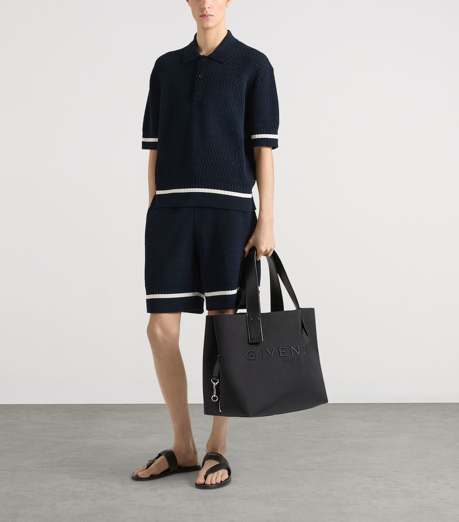 Givenchy Mens Cotton Knitted Bermuda Shorts Image 2