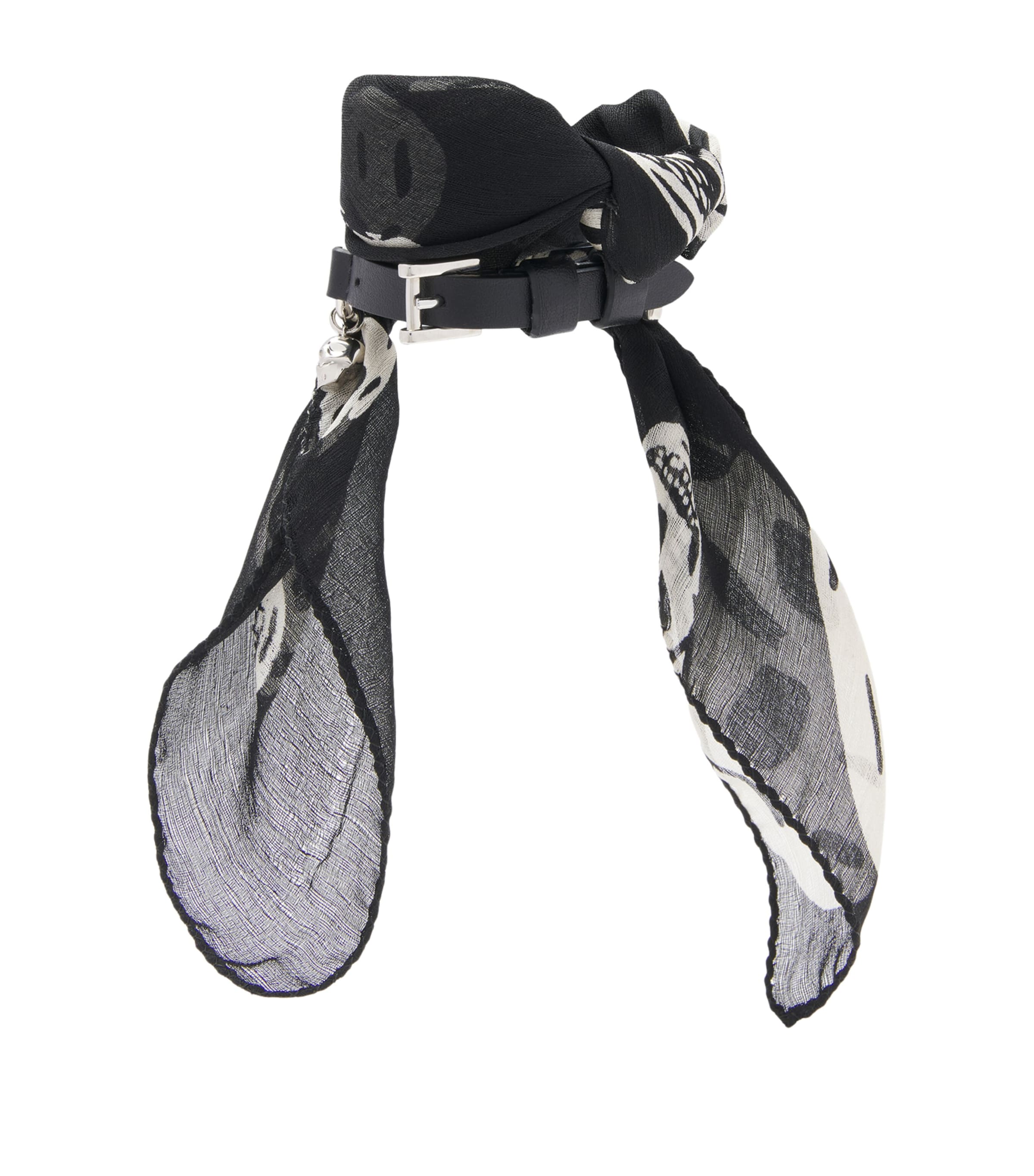 McQueen Silk Skull Scarf Bracelet Image 1
