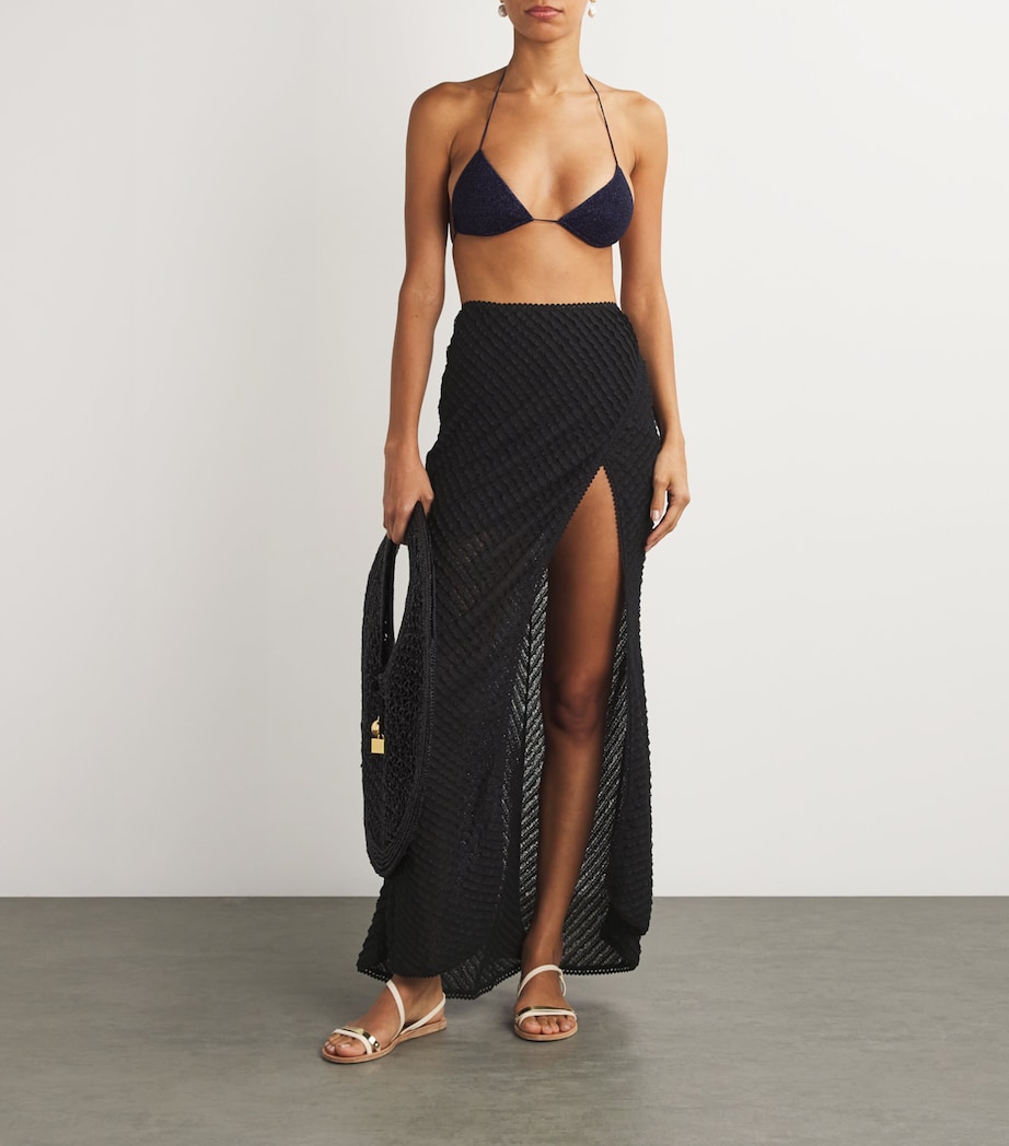 Lace Eris Maxi Skirt BLACK TENNIS Image 2