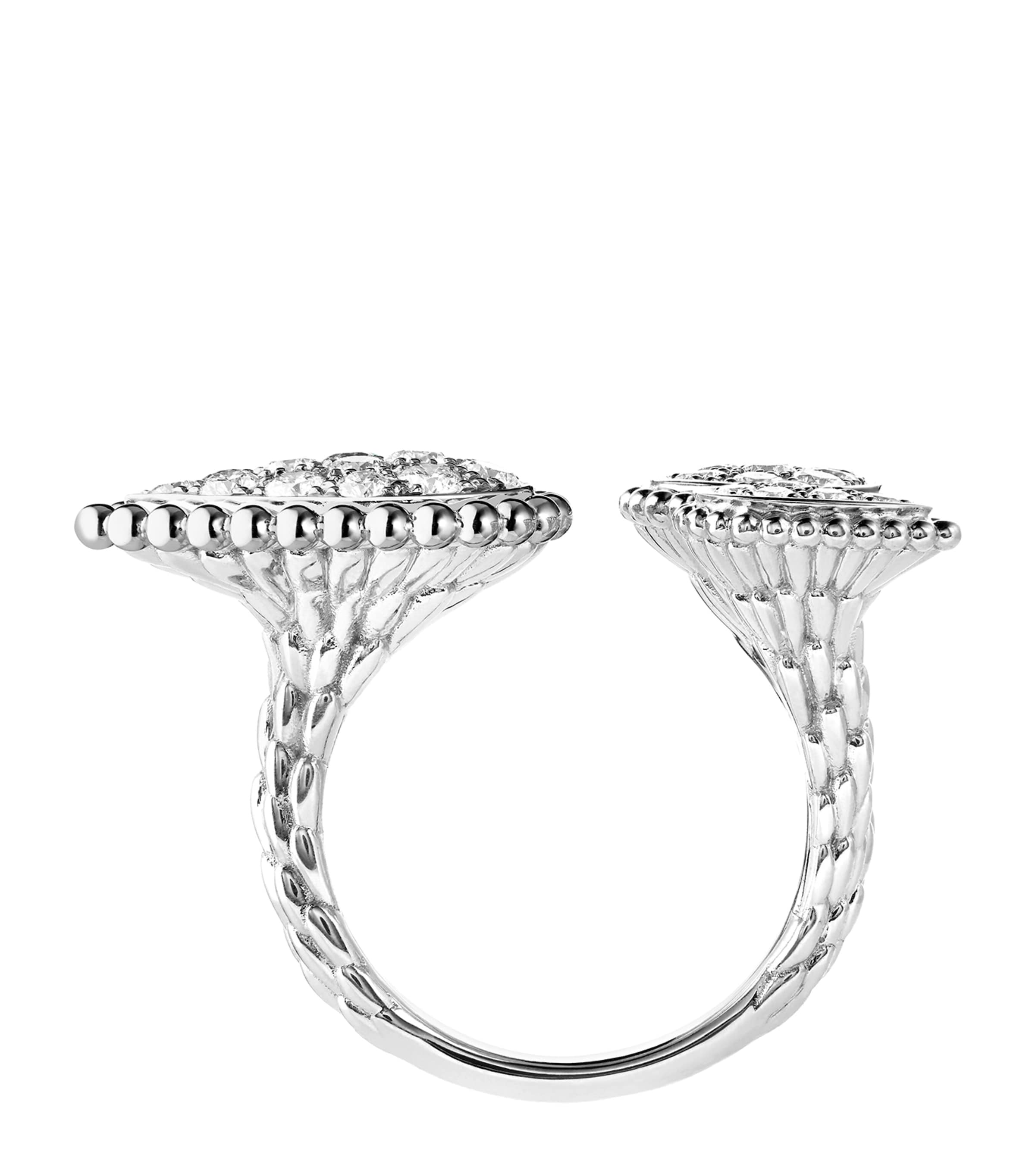 White Gold Serpent Bohème Three Motifs Ring YELLOW GOLD Image 2
