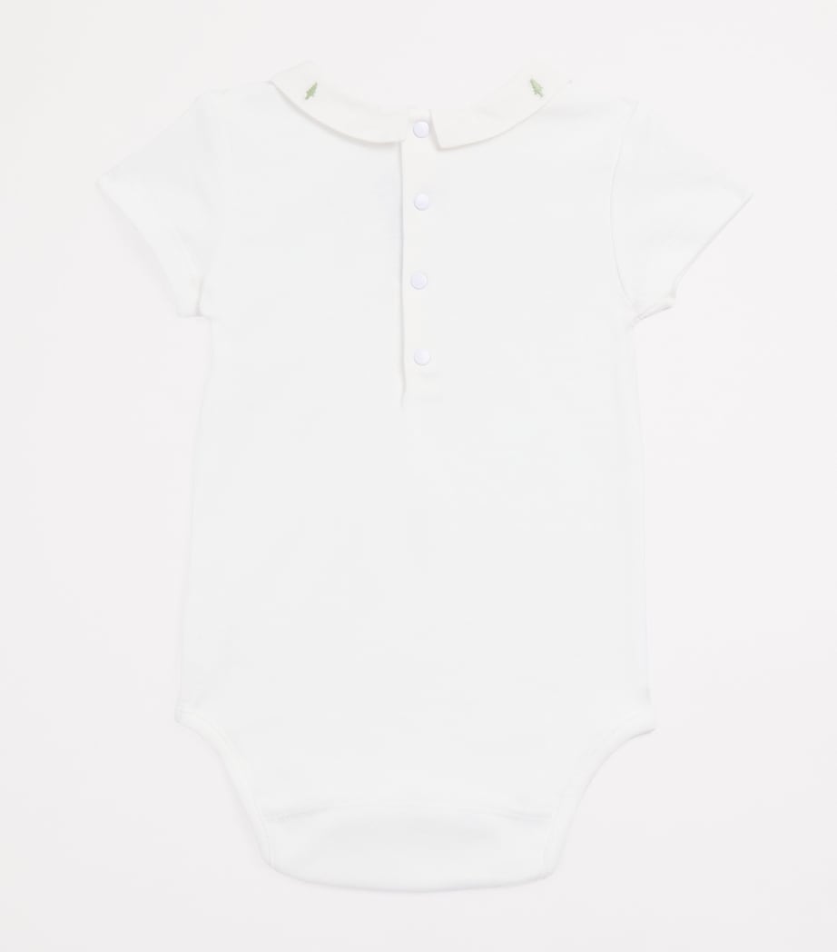 Collared Bodysuit (3 Months-3 Years) BLANC Image 2