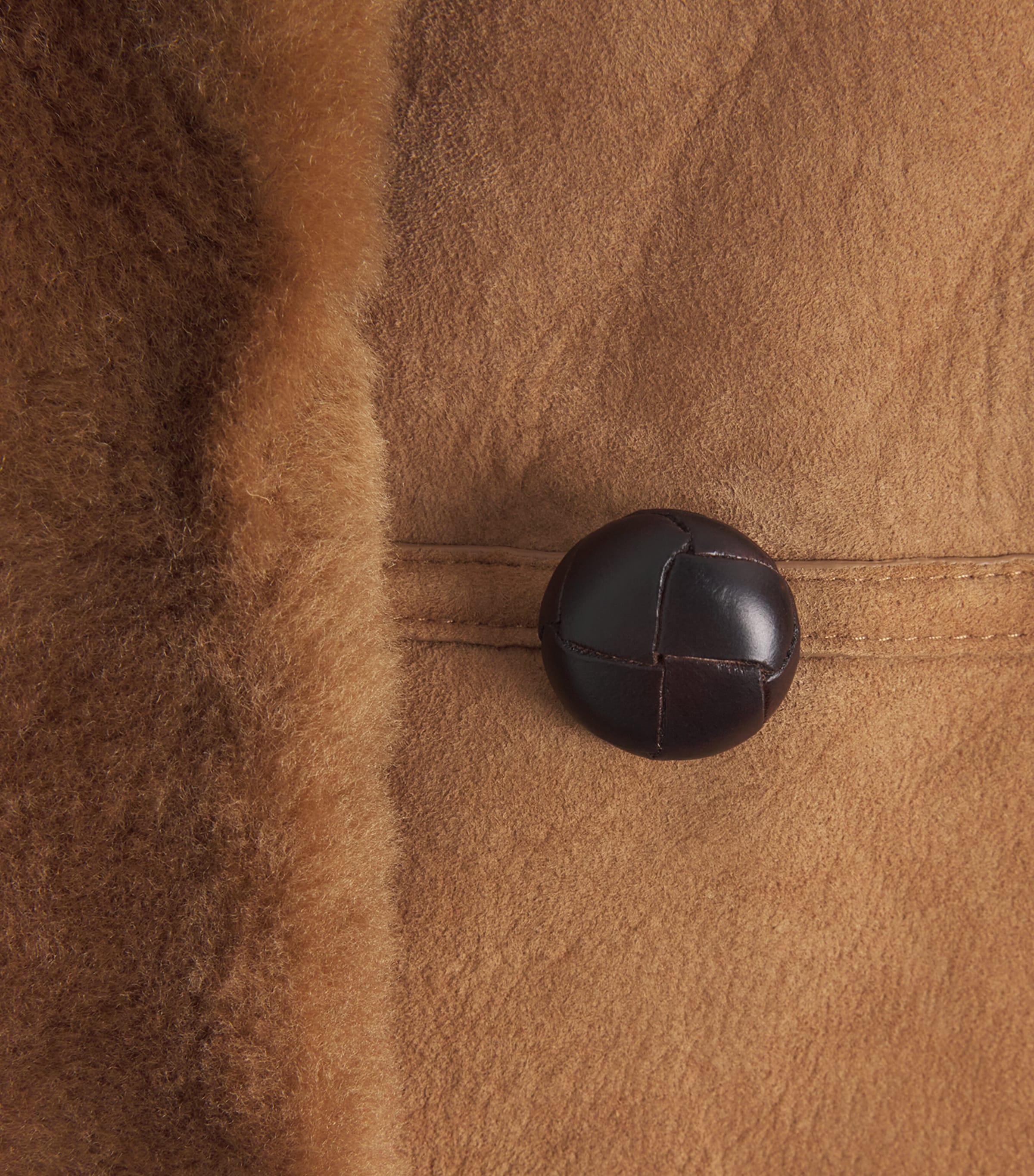 Lafayette 148 Womens Shearling Reversible Shawl-Collar Coat Vicuna Image 7