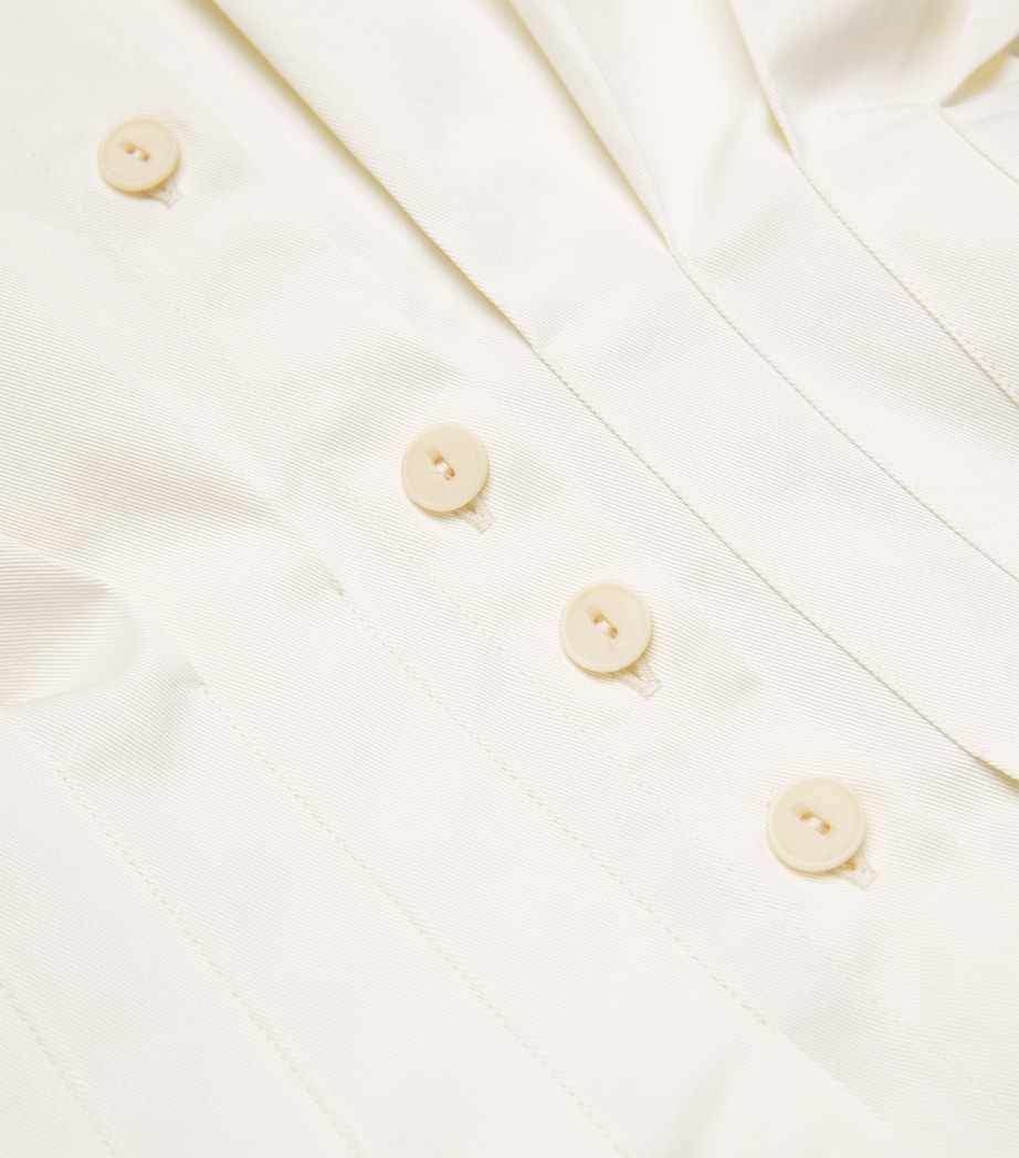 Stretch-Cotton Courage Mini Dress IVORY COTTON TWILL Image 5