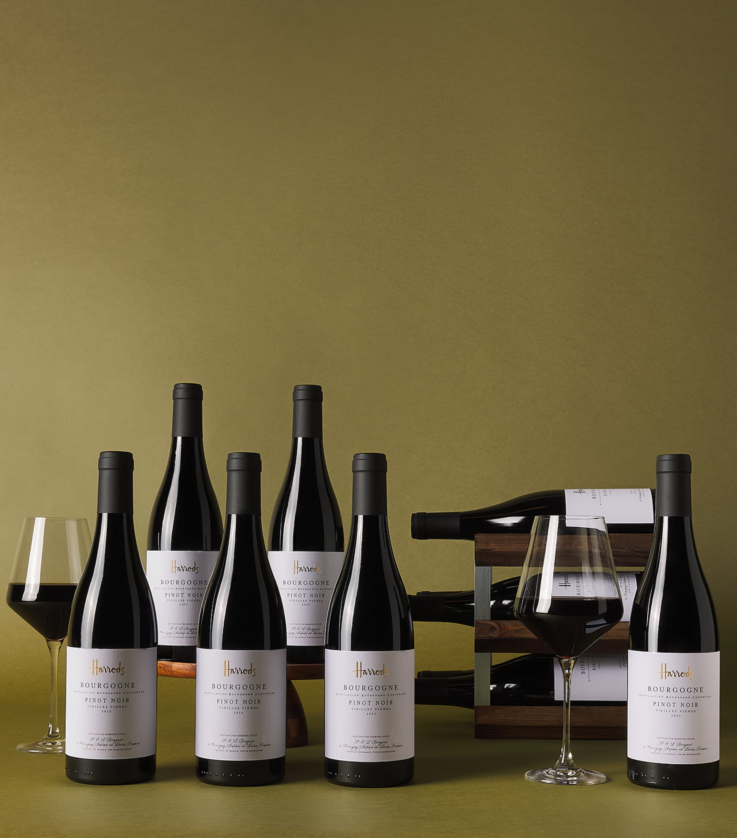 Harrods Bourgogne Pinot Noir Wine Case (12 Bottles) Image 1