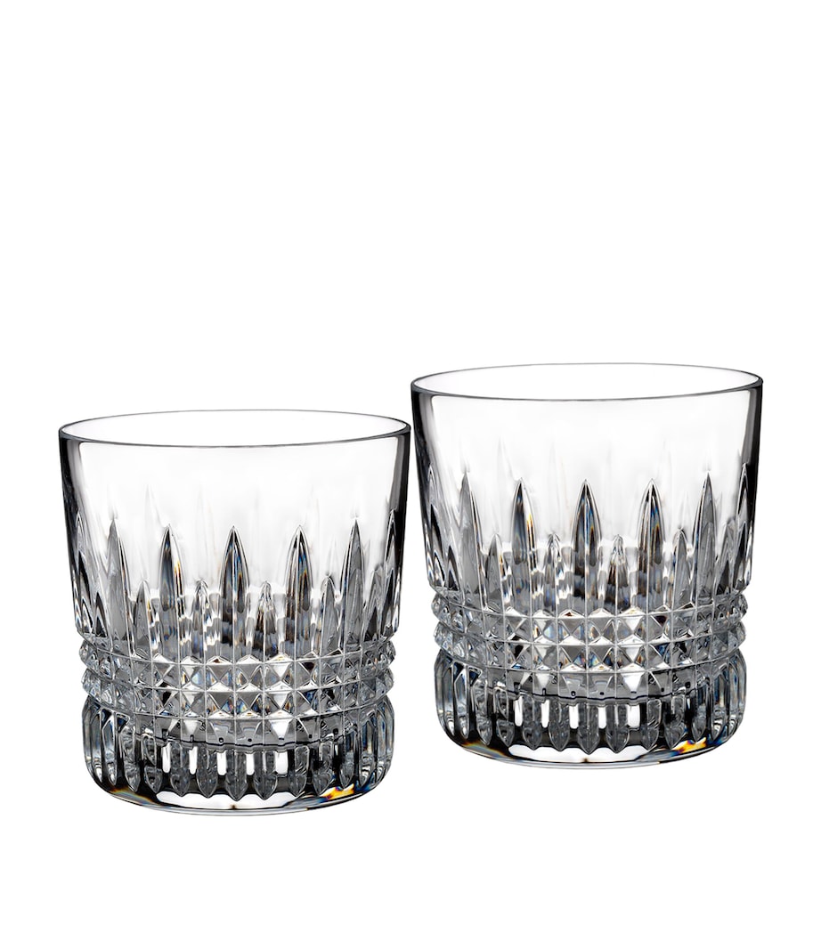 Set of 2 Lismore Diamond Tumblers (250ml) CLEAR Image 1
