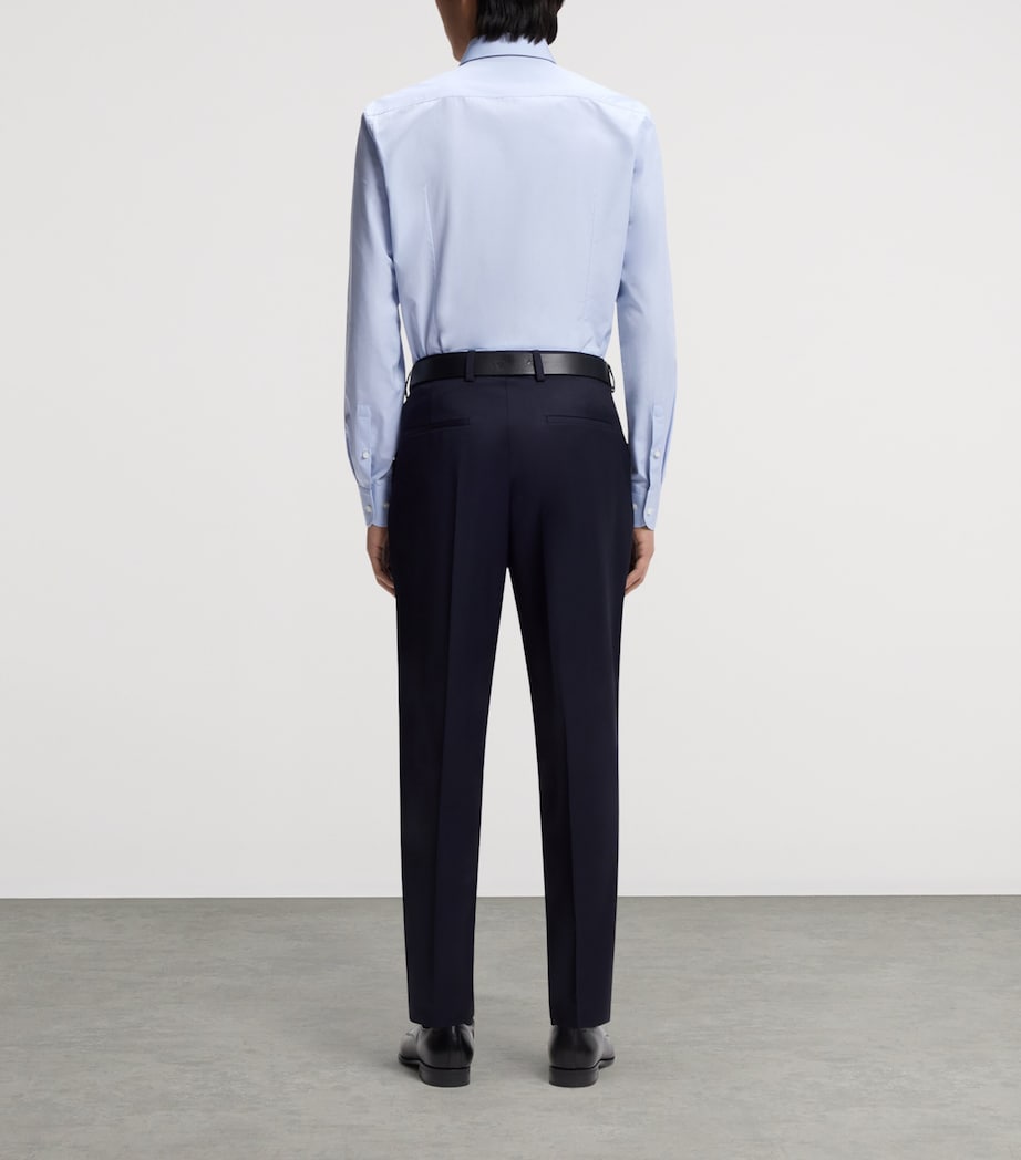 BOSS Mens Cotton Slim-Fit Shirt Image 3