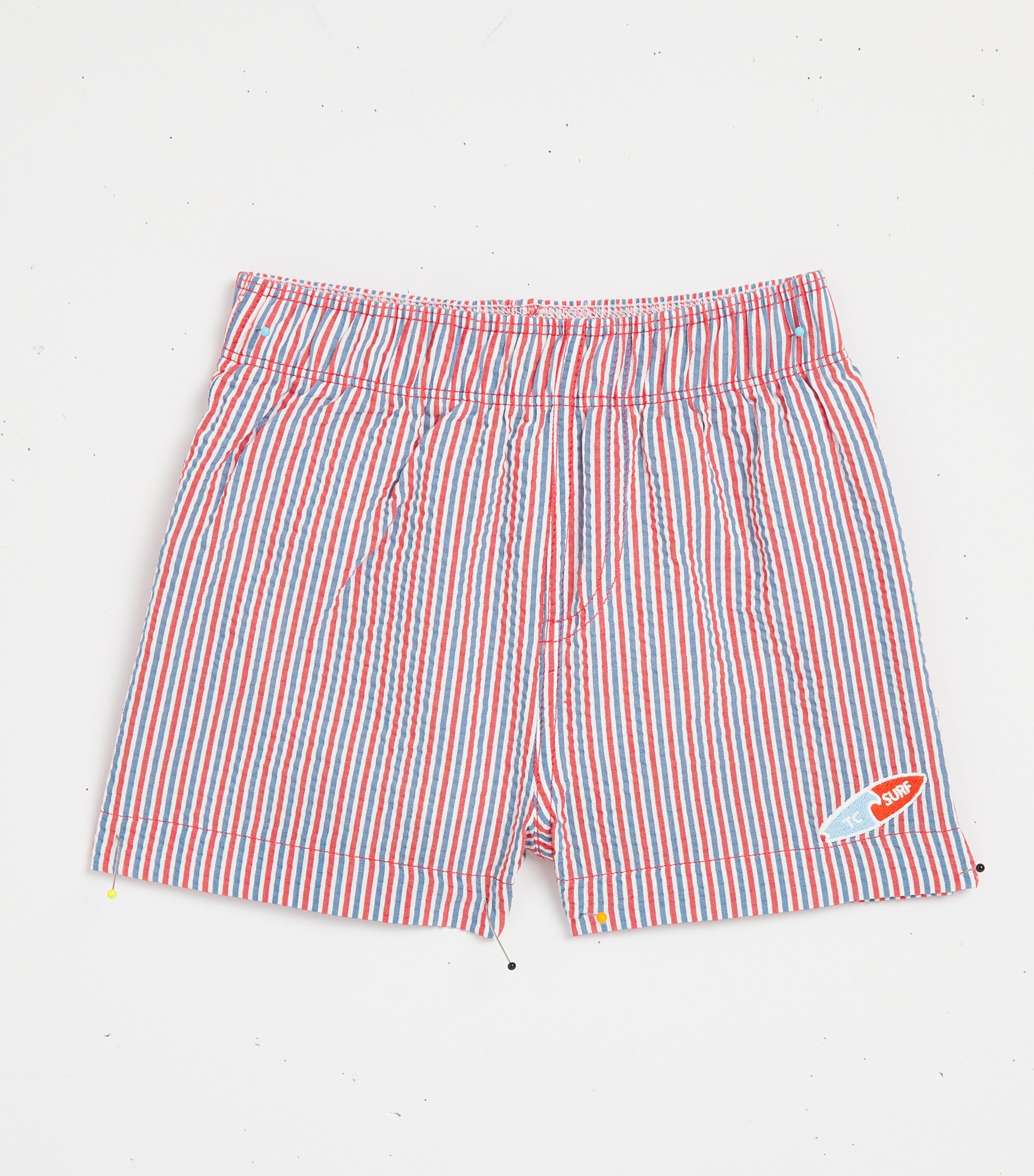 Shop Tartine Et Chocolat Stripe Swim Shorts In Orange