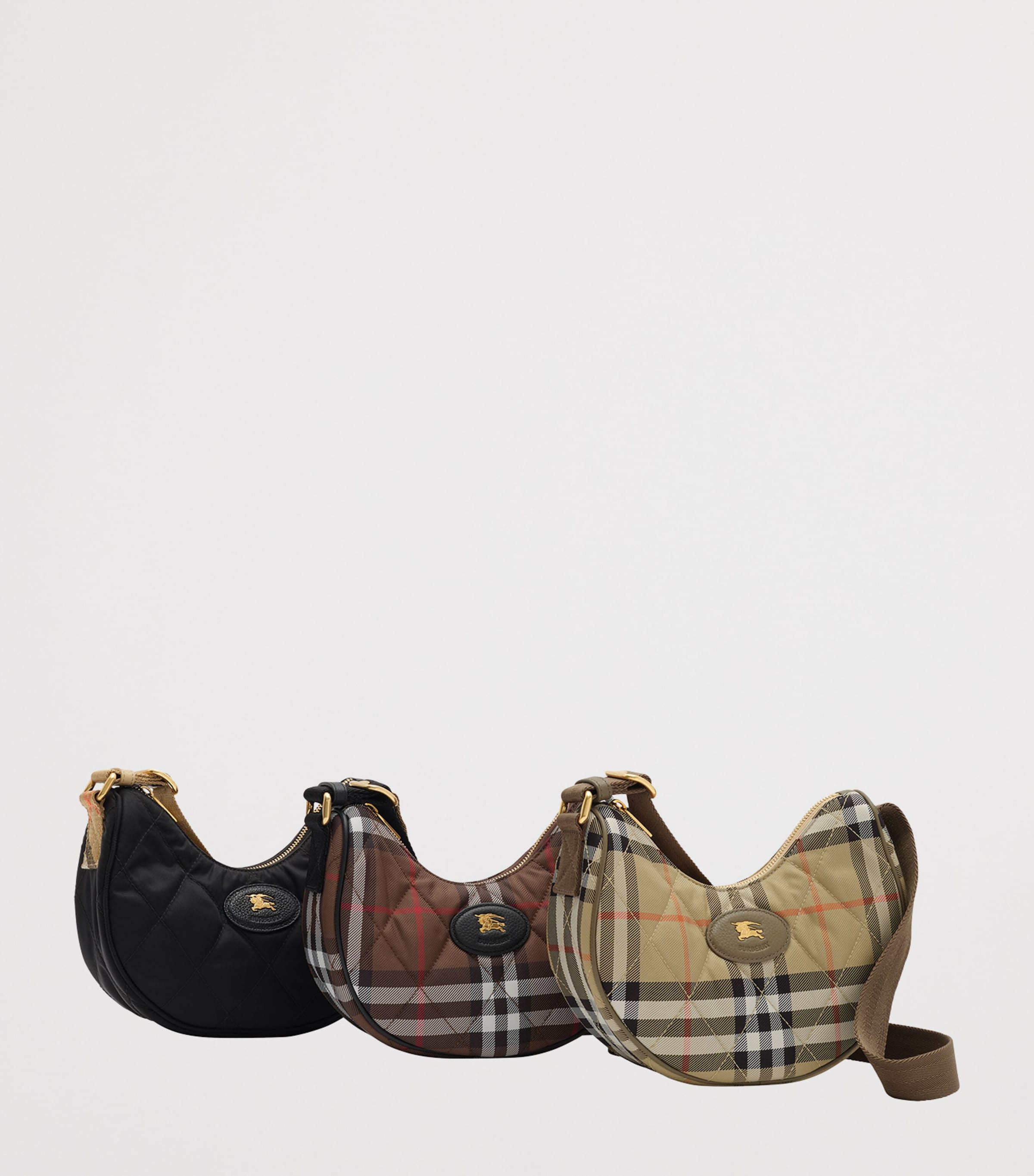 Burberry Horseshoe Cross-Body Bag Chocolate Brown Image 5