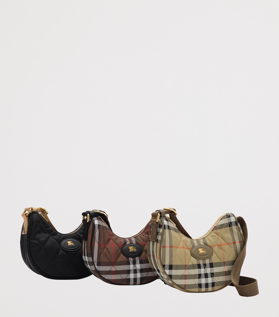 Burberry Horseshoe Cross-Body Bag Chocolate Brown Image 5