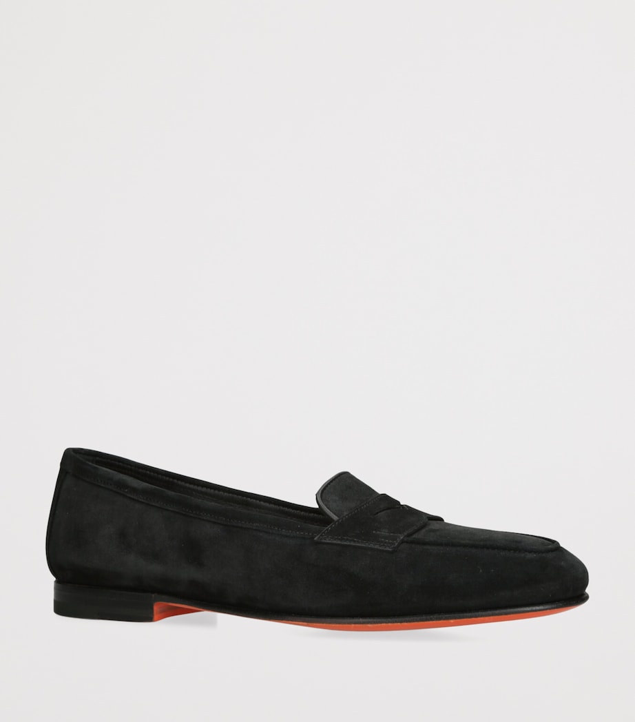 Suede Carla Loafers BLACK Image 3