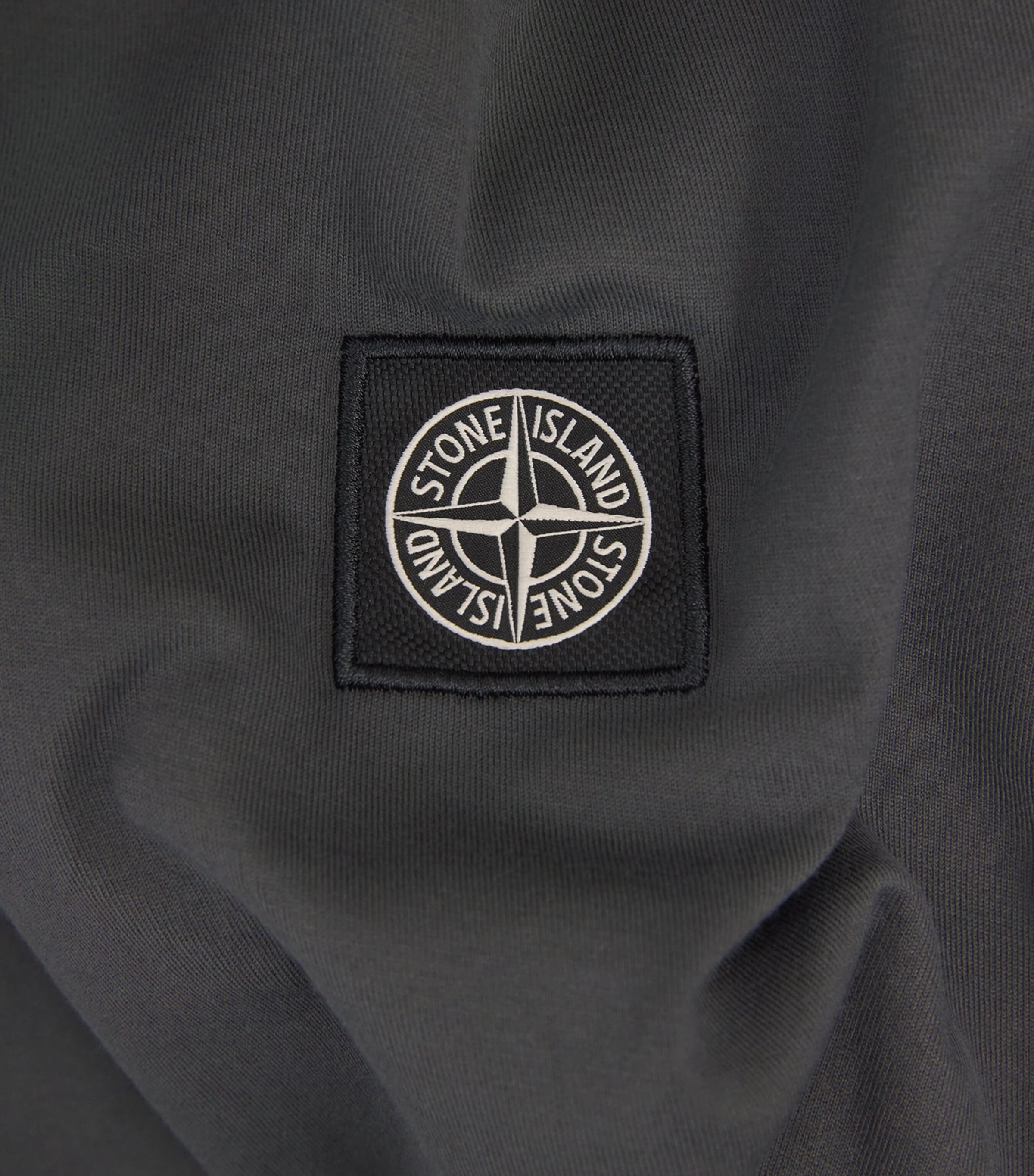 Stone Island Mens Cotton Compass Logo T-Shirt Image 6