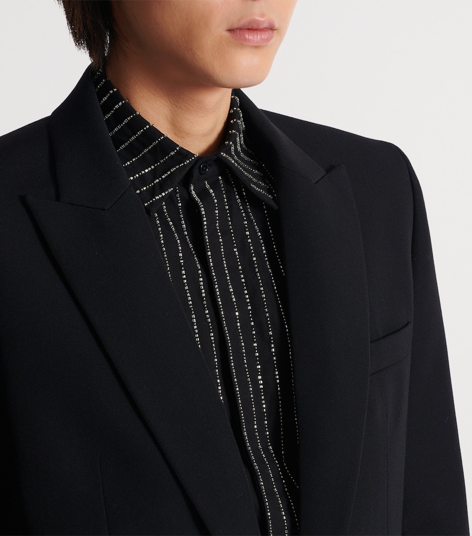 Wool Blazer 0PA NOIR Image 8