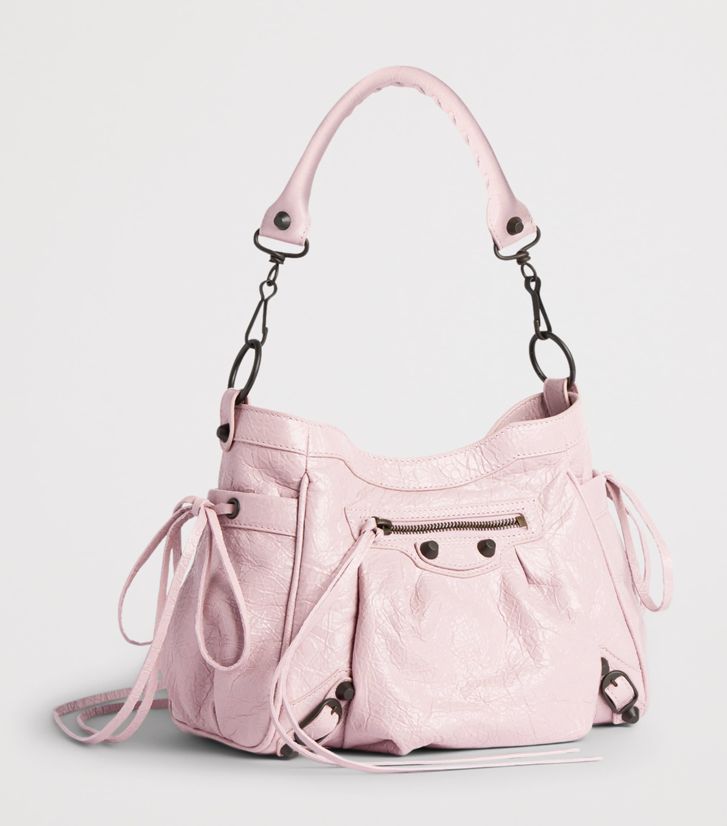Balenciaga Womens Lambskin Le City Shoulder Bag Image 4