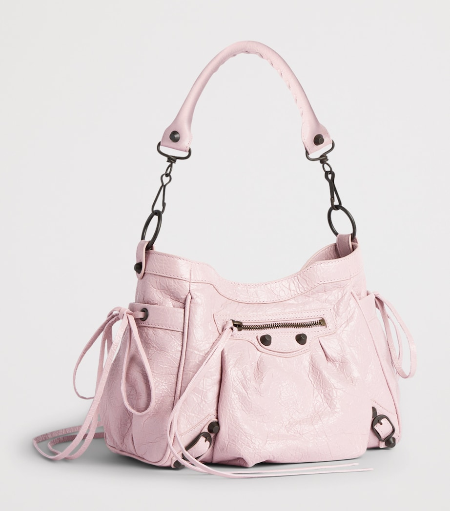 Balenciaga Womens Lambskin Le City Shoulder Bag Image 4