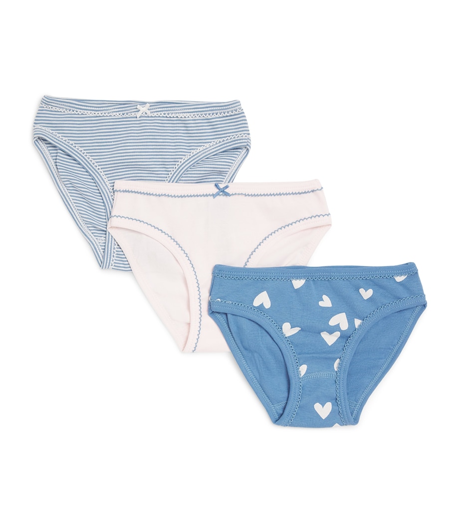 Petit Bateau Pack of 3 Cotton Briefs (6-12 Years) Image 1