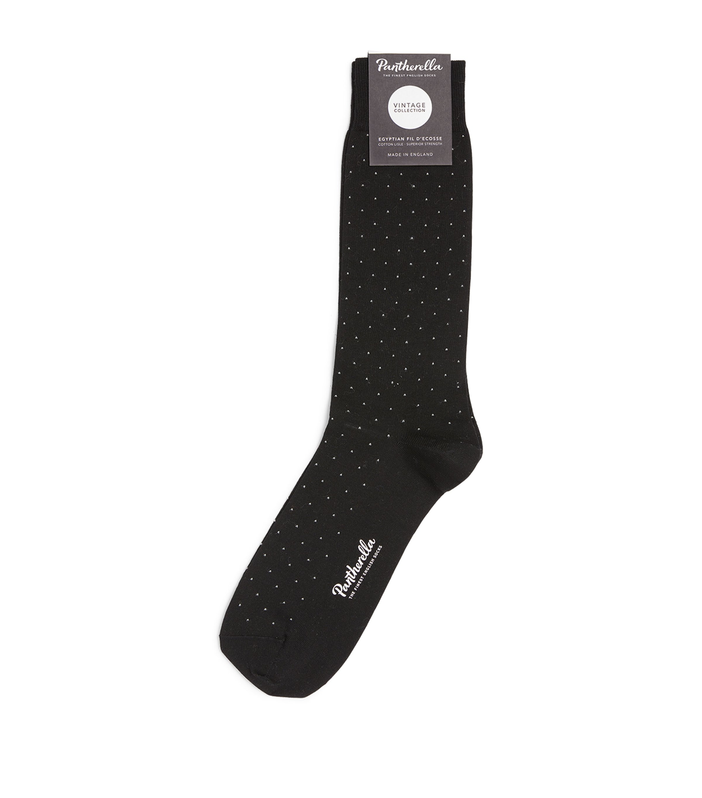 Shop Pantherella Cotton-blend Gadsbury Socks In Black