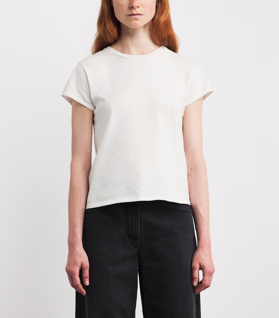Tori Cotton T-Shirt WHITE Image 3