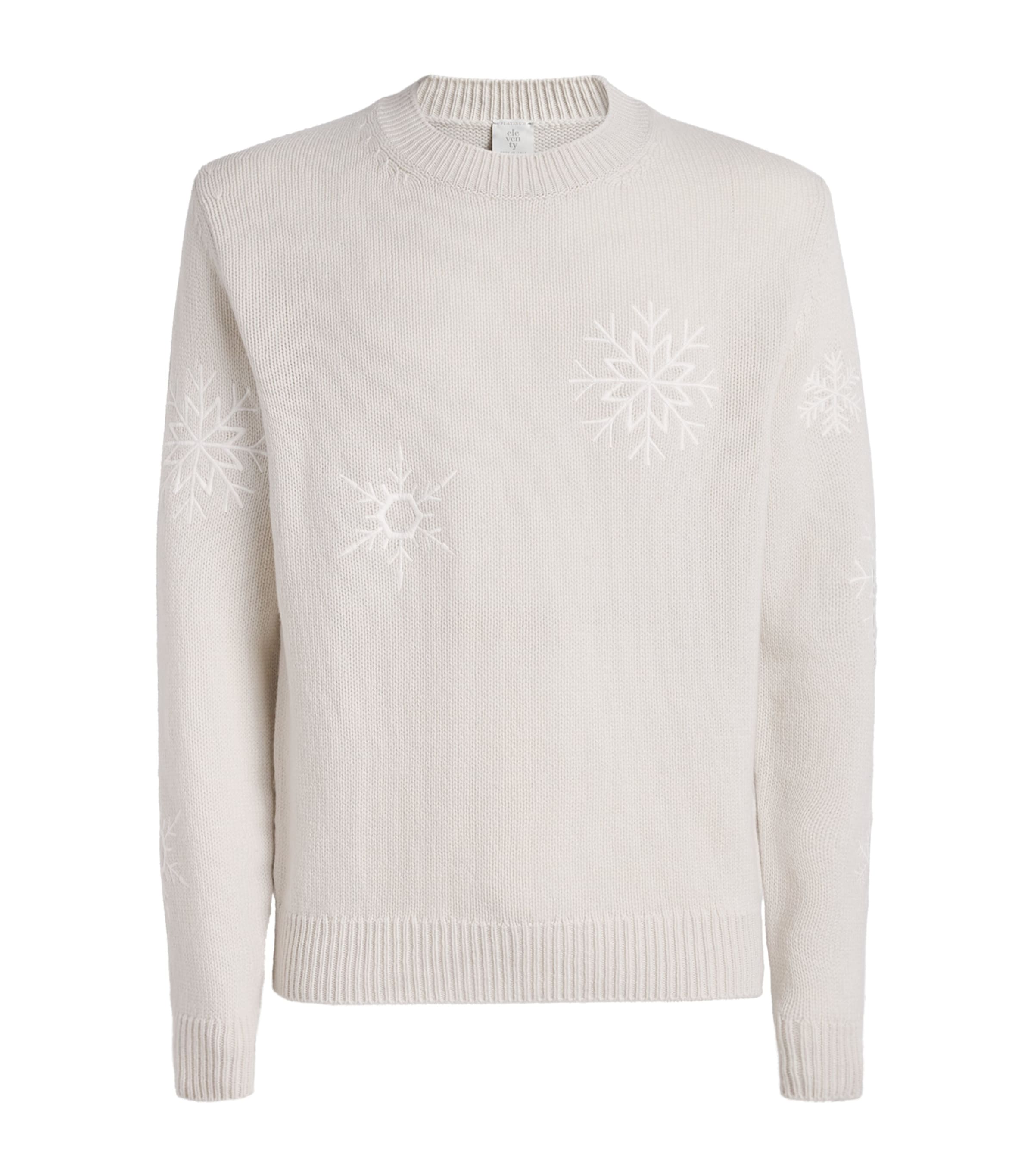 Wool Snowflake Sweater SABBIA Image 1