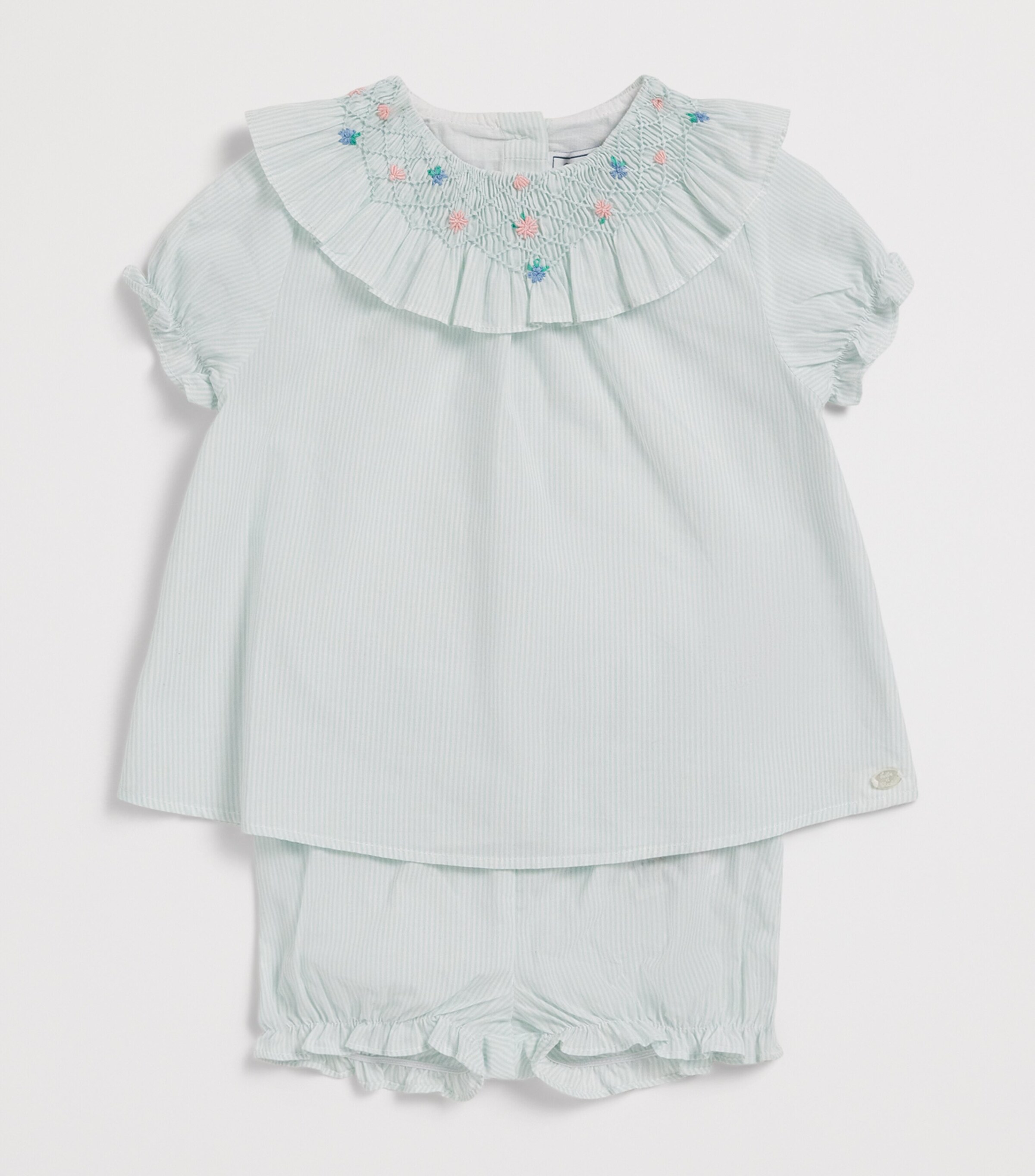 Tartine et Chocolat Cotton Stripe Top and Shorts Set (3-18 Months) Image 3