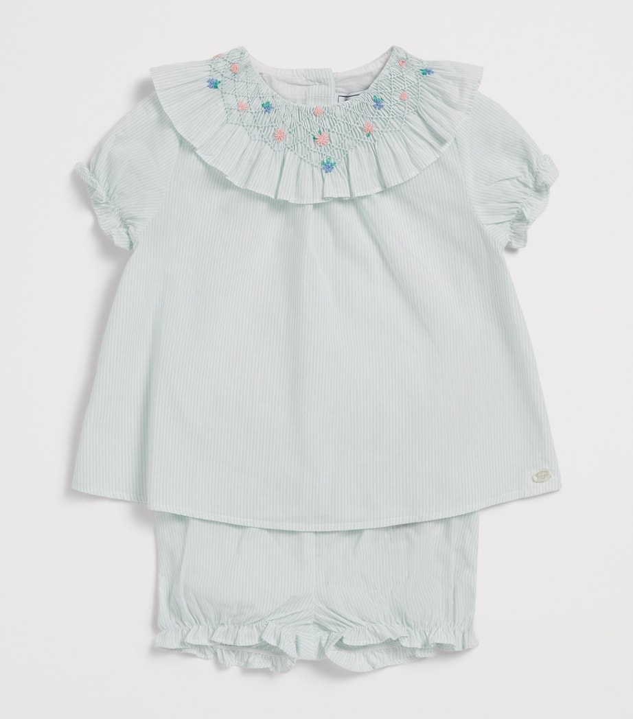 Tartine et Chocolat Cotton Stripe Top and Shorts Set (3-18 Months) Image 3