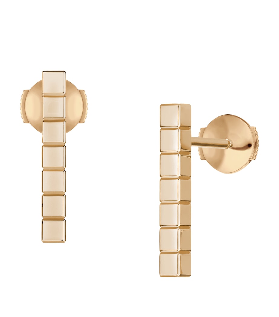 Rose Gold Ice Cube Earrings 18K ROSE GOLD Image 2
