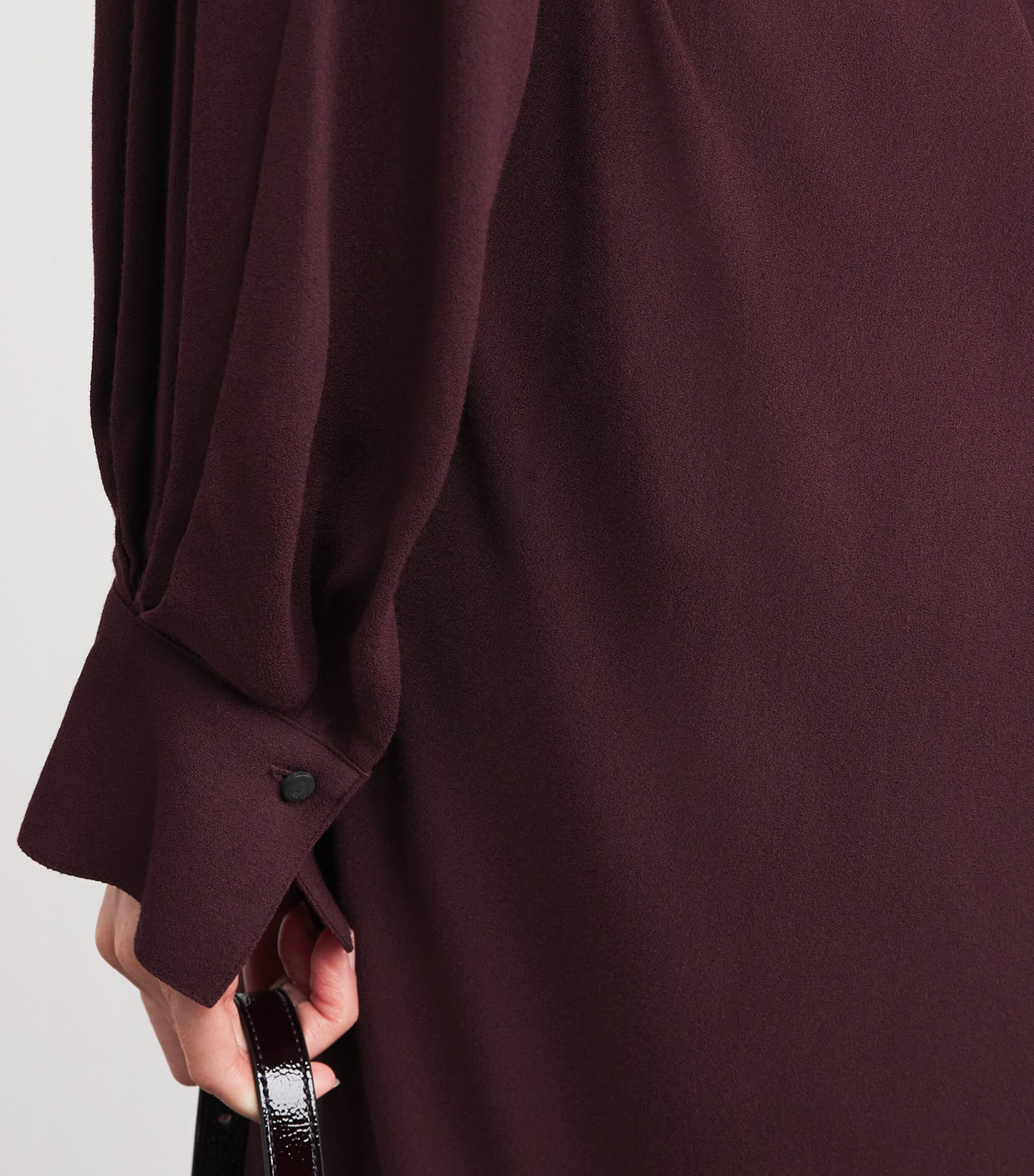 Crepe Shirt Dress 701OXB Image 6