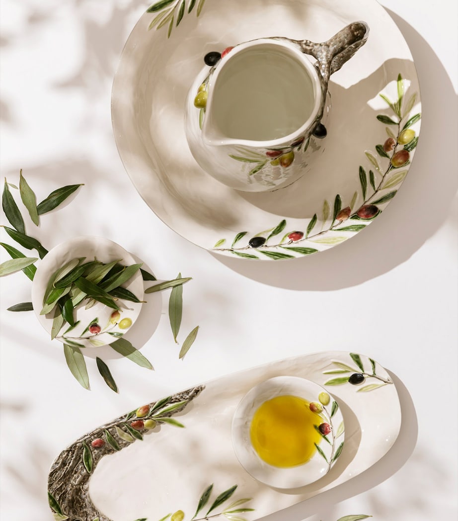 x Esporão Olival Salad Bowl (33.5cm) WHITE, GREEN, BROWN Image 4