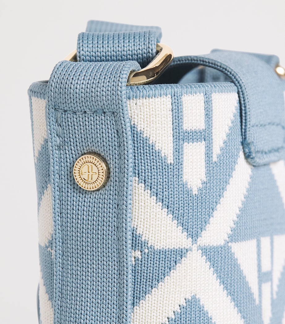 Harrods Geo Jacquard Phone Pouch Multi Print Image 4