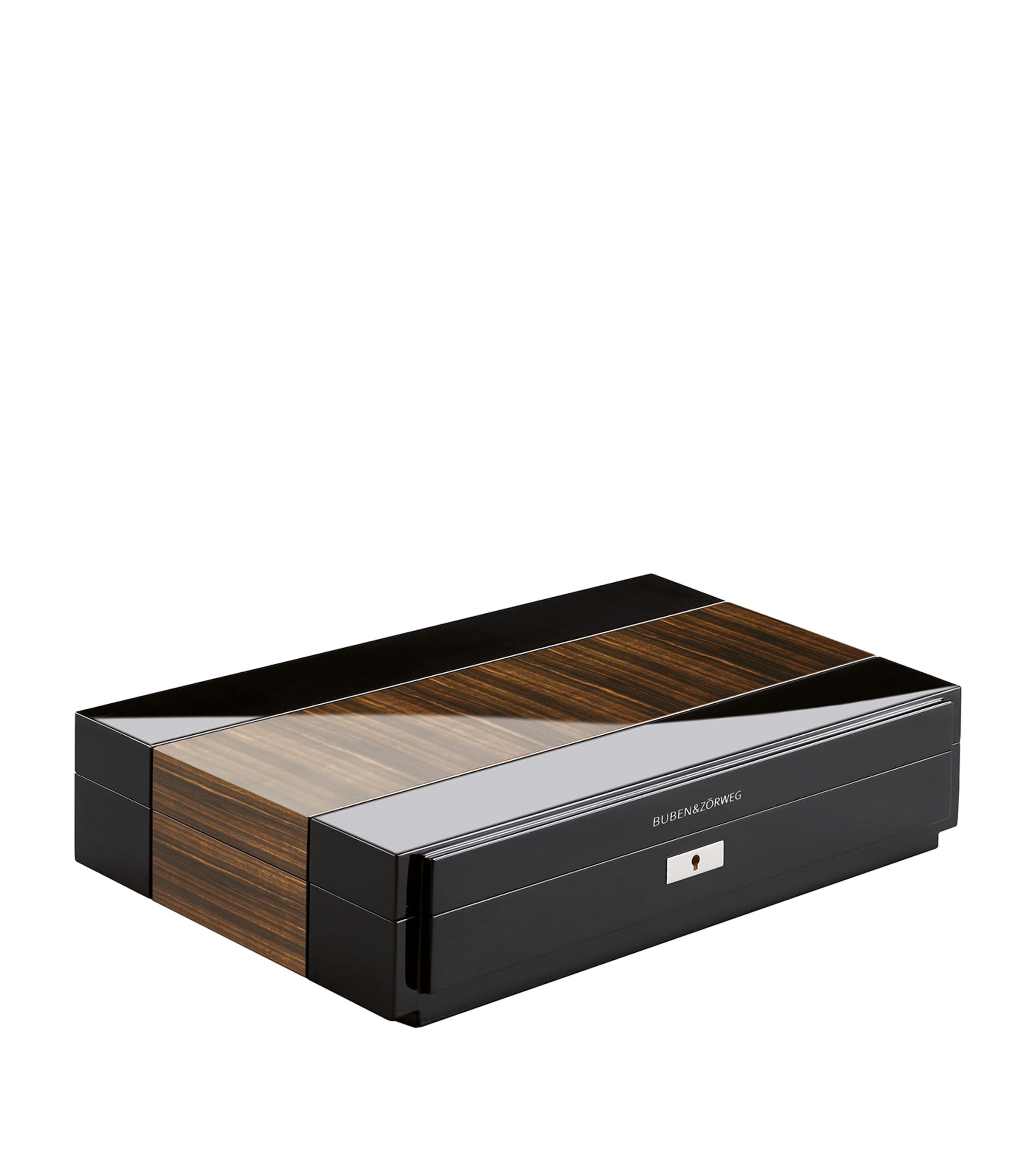 Buben & Zorweg Wood Vantage 18 Watch Box Black Image 2