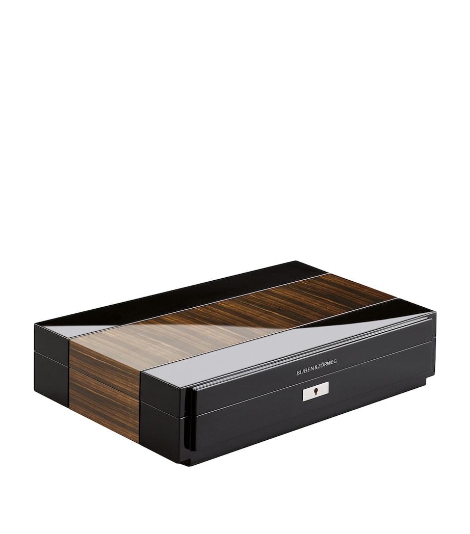 Buben & Zorweg Wood Vantage 18 Watch Box Black Image 2