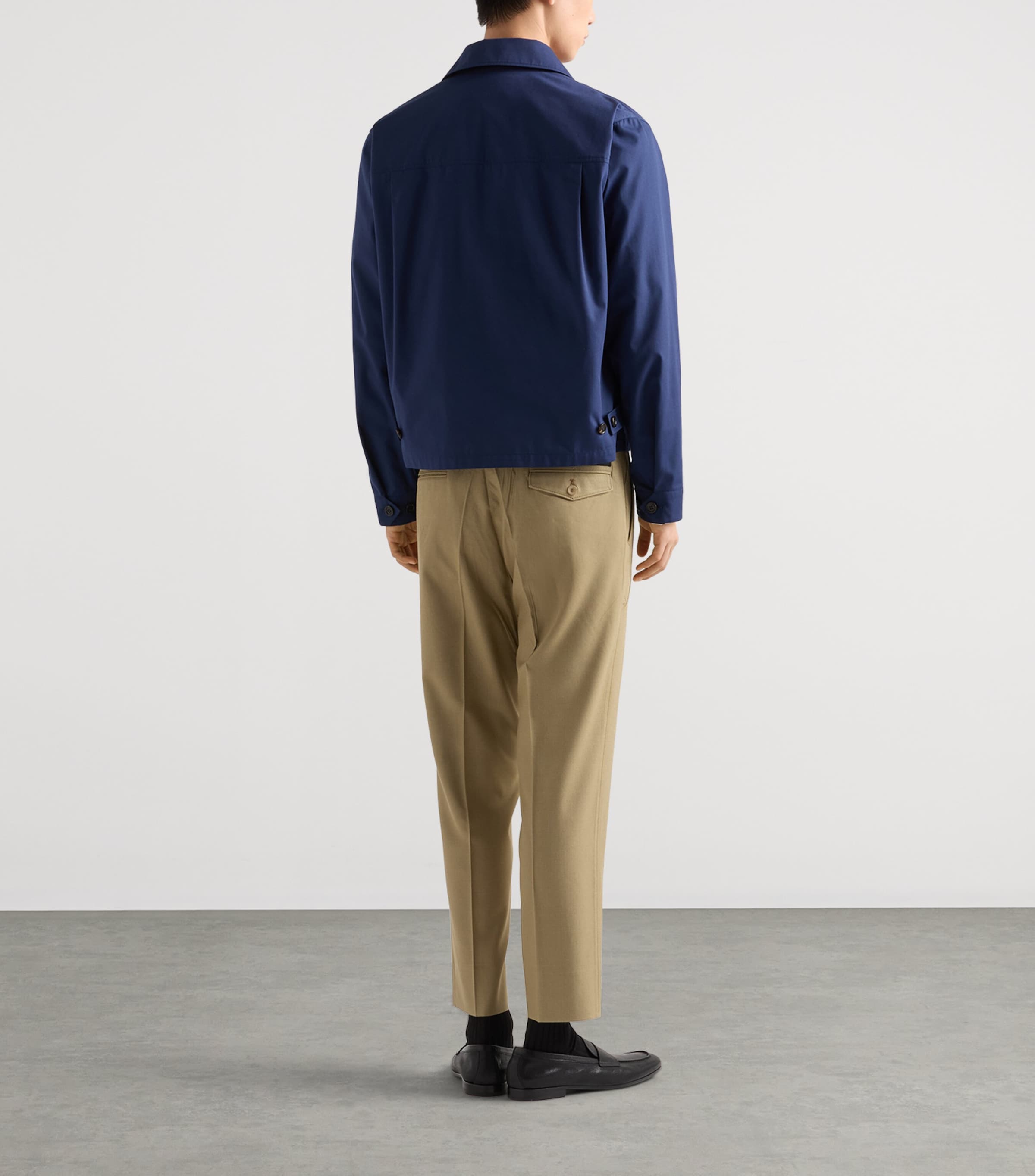 Prada Mens Technical Boxy Zip-Up Jacket Image 5