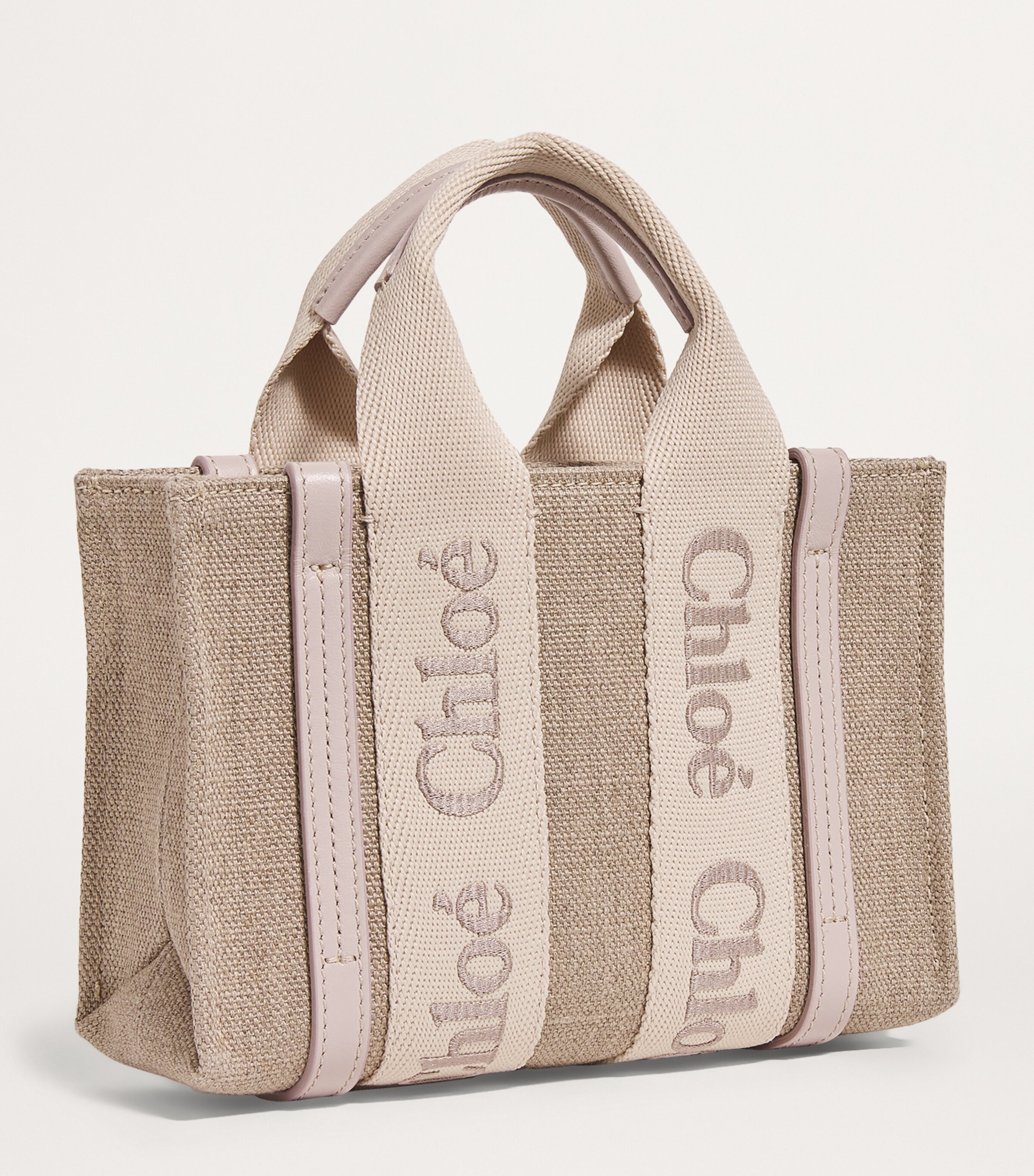 Chloe正規品/関税送料込み Woody Small Tote Bag Chloé Small Woody Tote Bag In Jelly & Leather in White