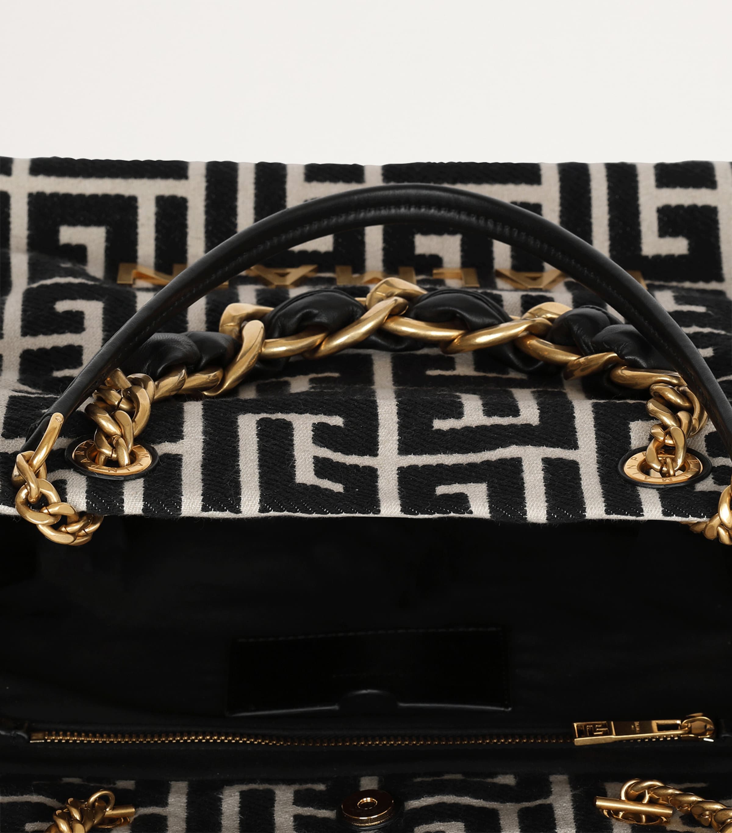 Soft Jacquard 1945 Tote Bag GFE IVOIRE/NOIR Image 7