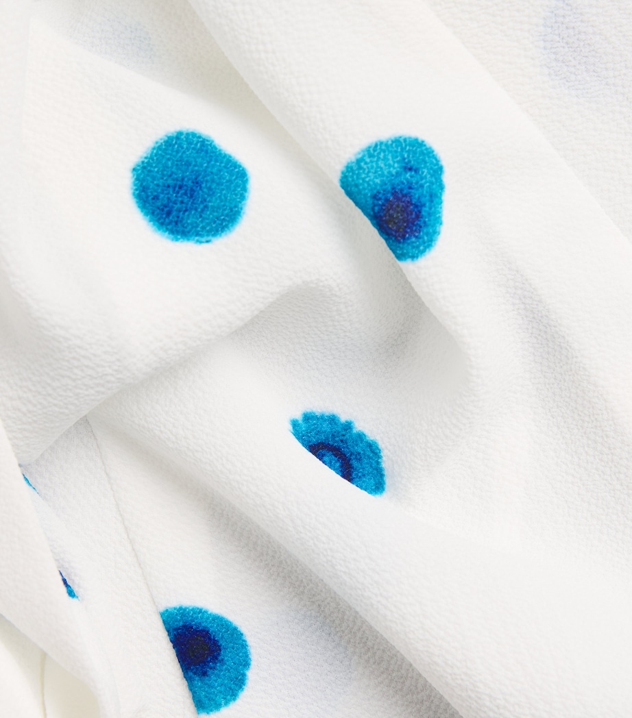 Organic Cotton-Blend Ribbon Neck Blouse DOL Image 5